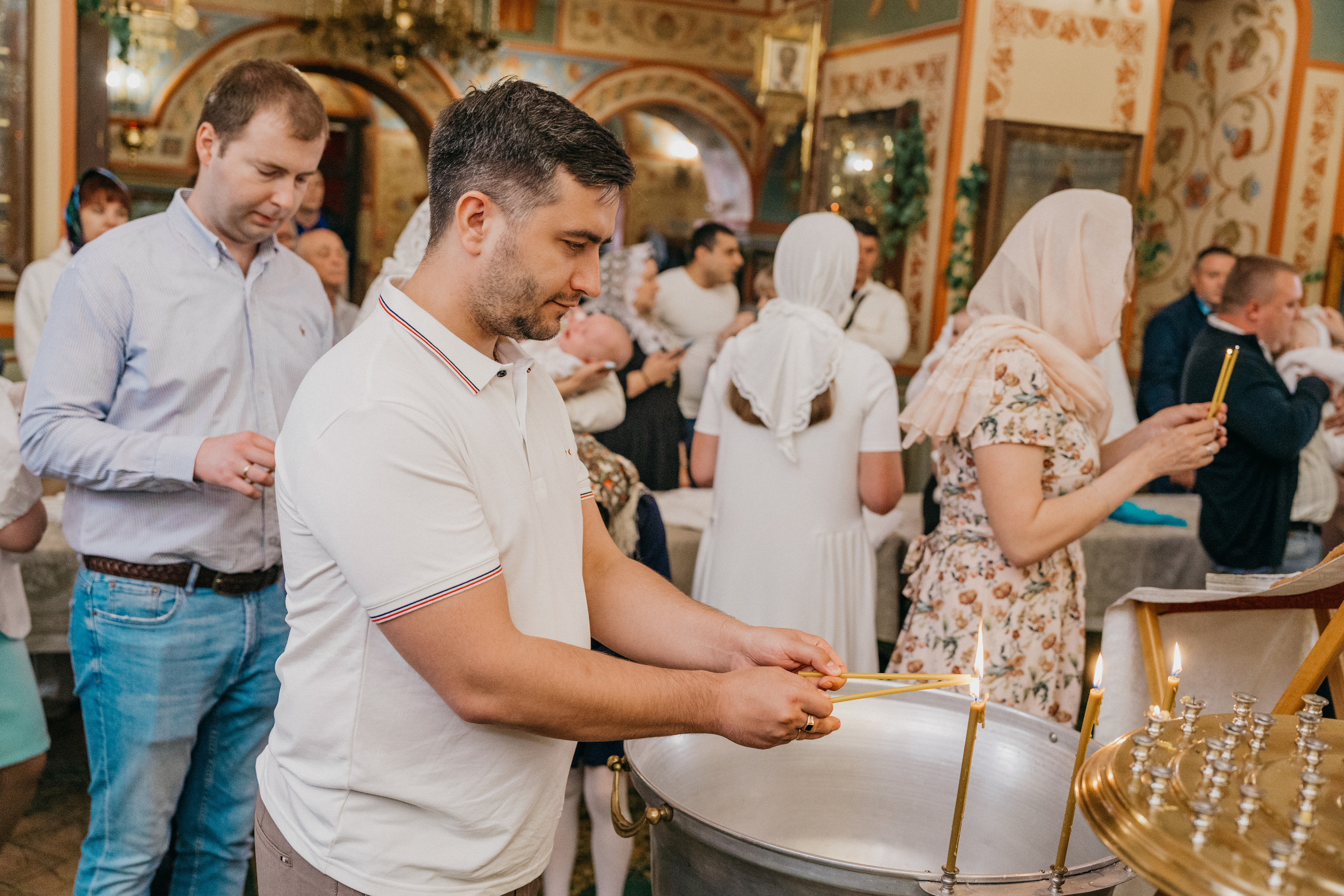 Крещение Ярослава. Фотограф Никита Комаров