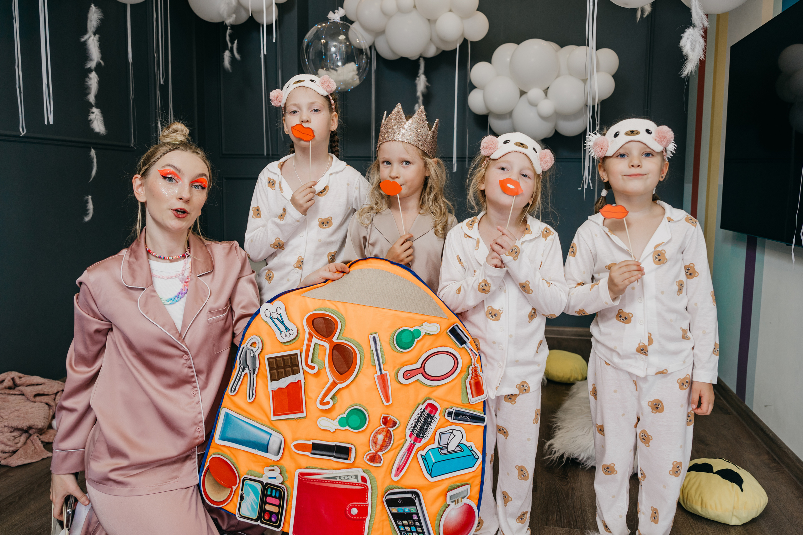 Пижамная вечеринка, Веронике 6 лет. Фотограф Никита Комаров