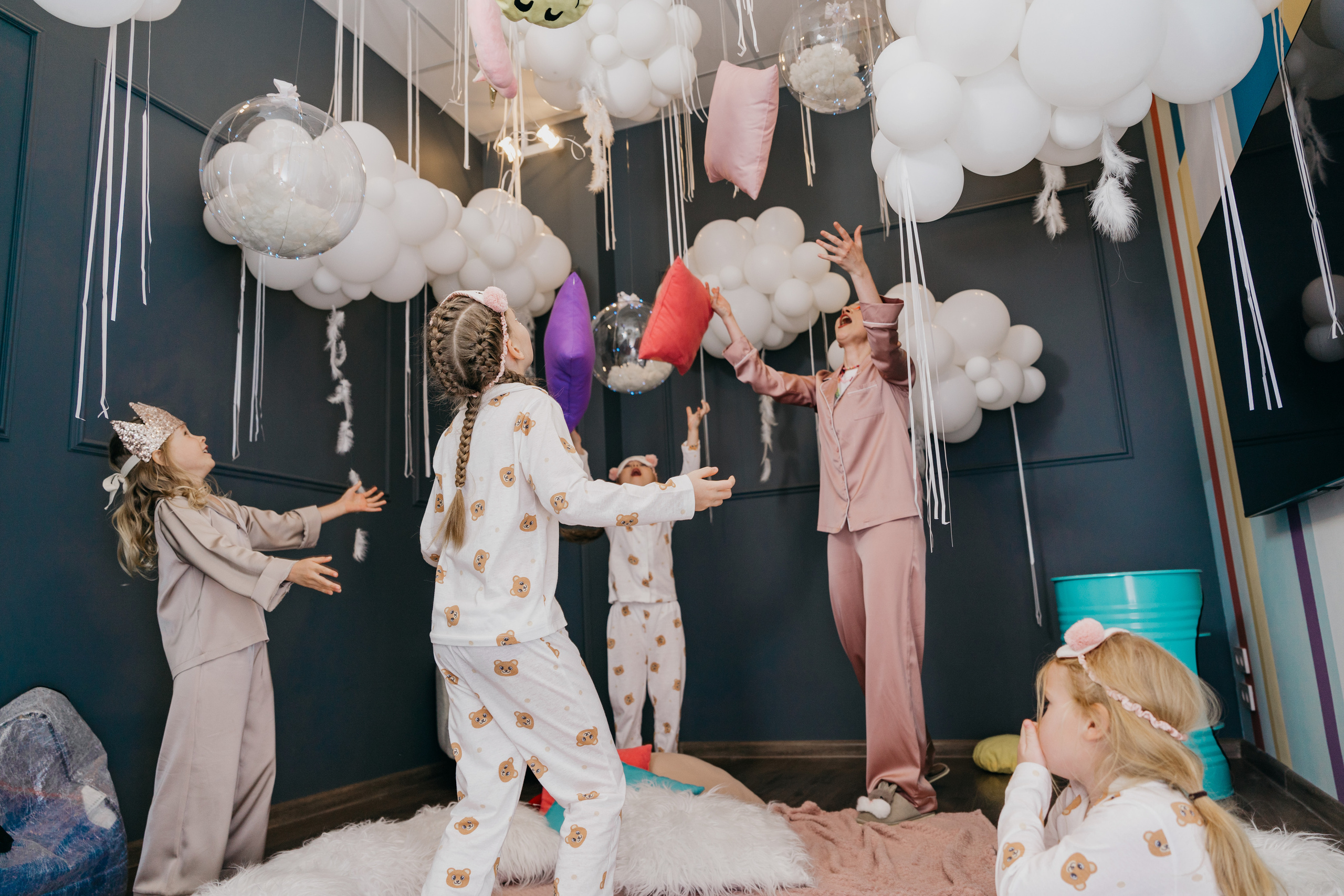 Пижамная вечеринка, Веронике 6 лет. Фотограф Никита Комаров