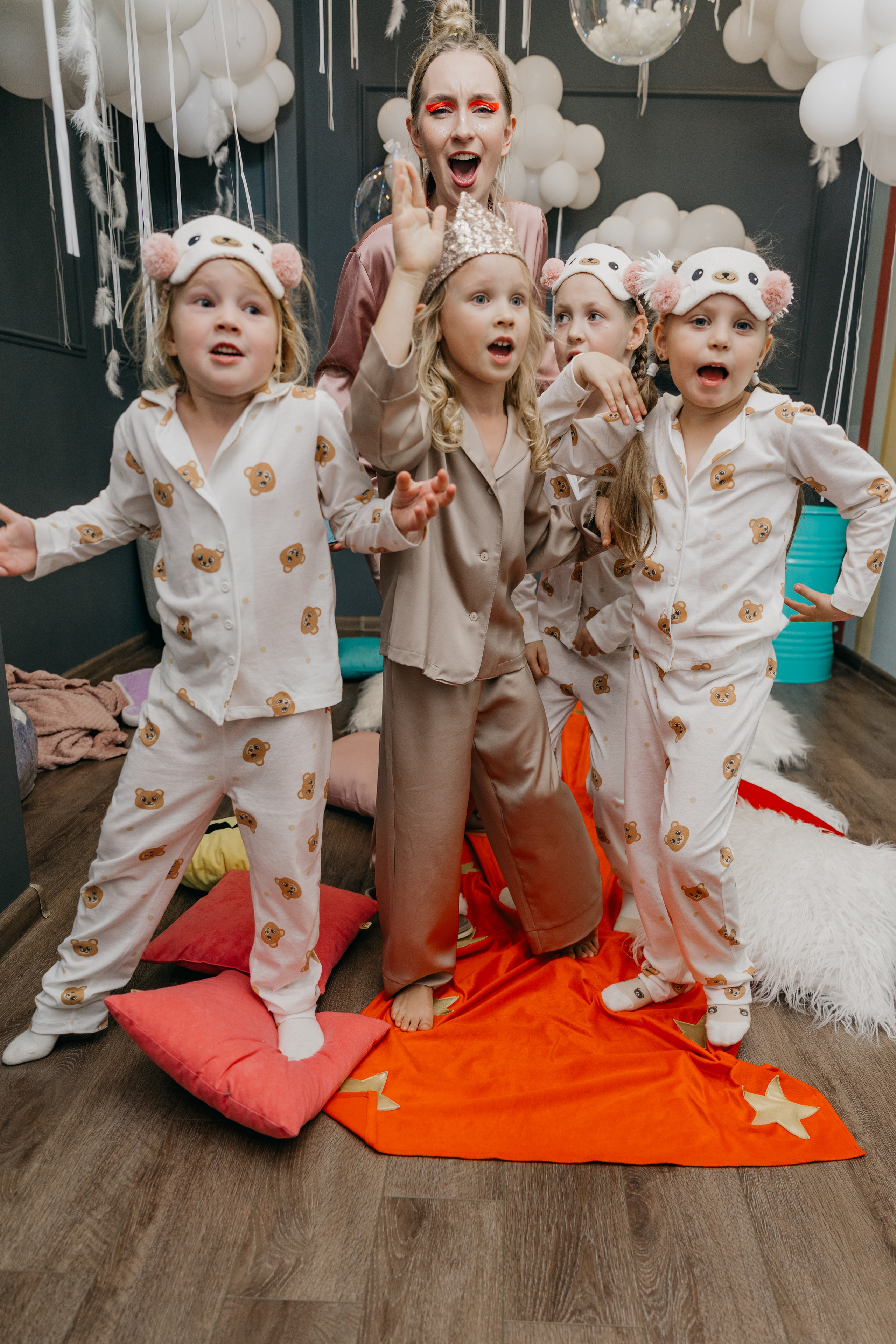 Пижамная вечеринка, Веронике 6 лет. Фотограф Никита Комаров