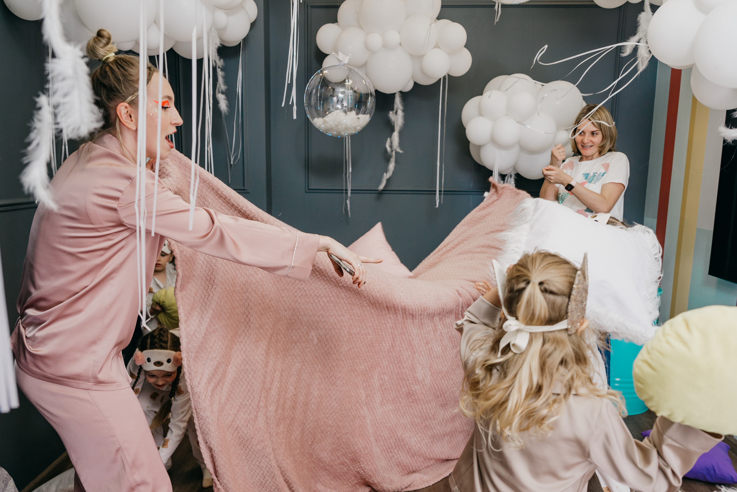 Пижамная вечеринка, Веронике 6 лет. Фотограф Никита Комаров