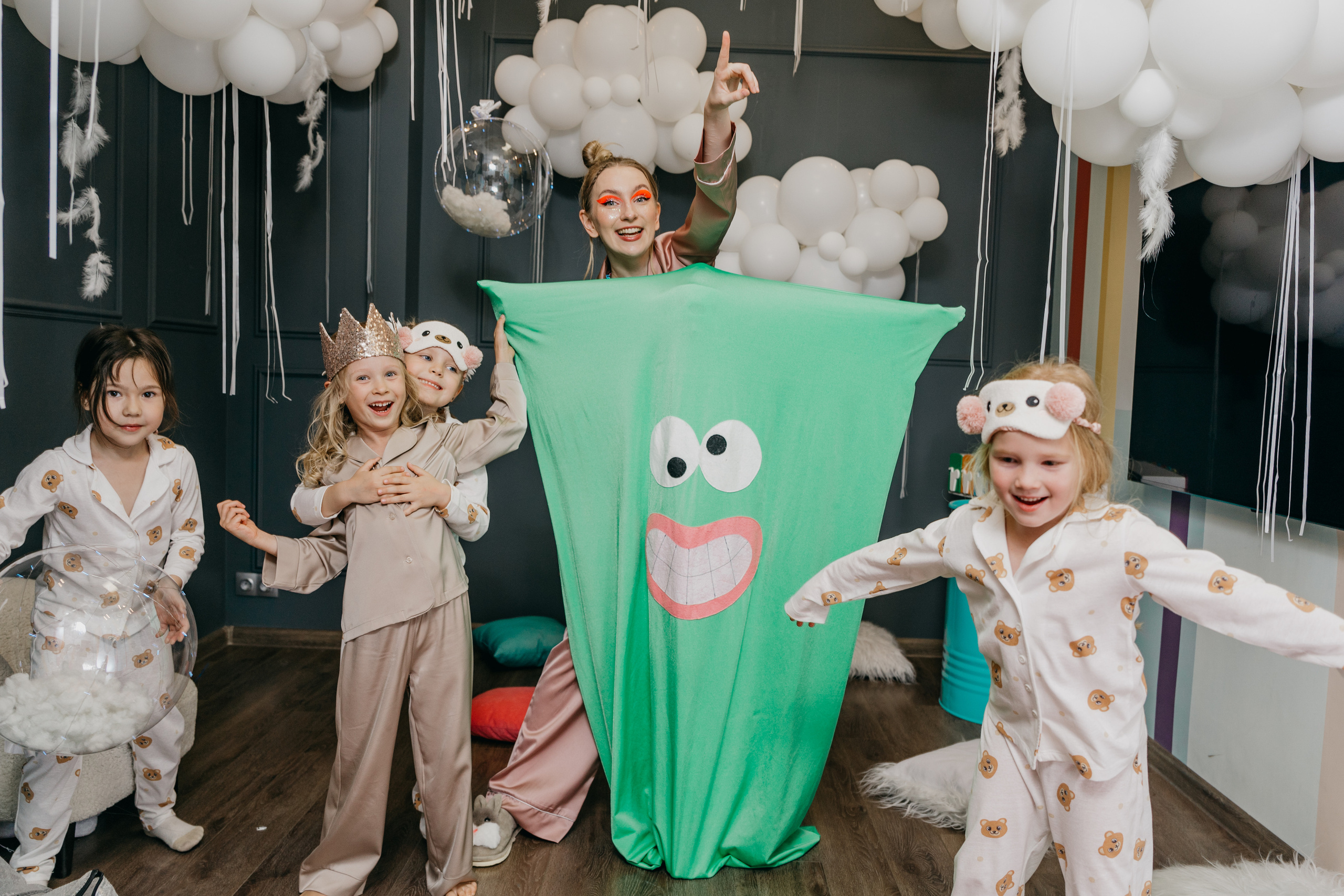 Пижамная вечеринка, Веронике 6 лет. Фотограф Никита Комаров