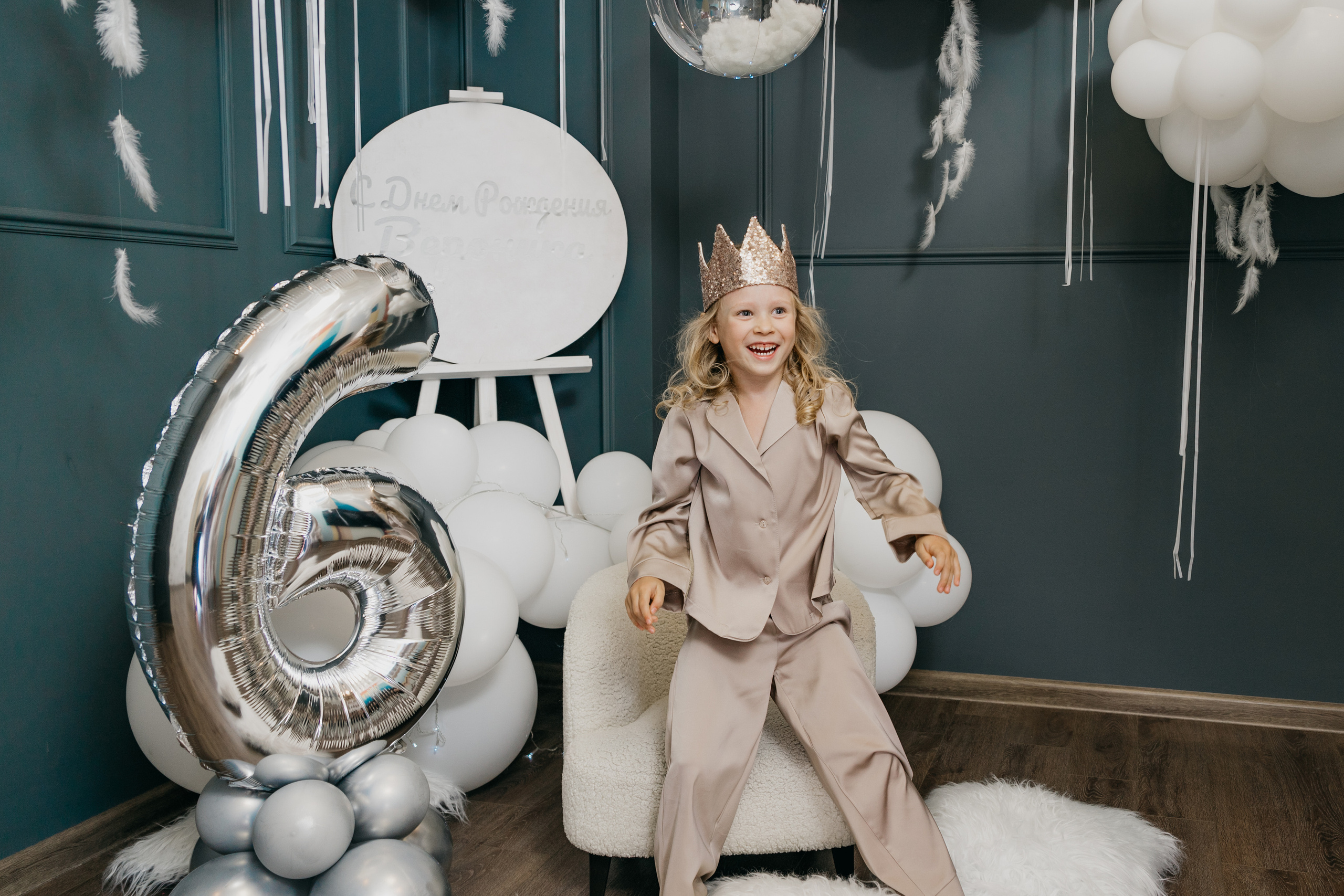 Пижамная вечеринка, Веронике 6 лет. Фотограф Никита Комаров