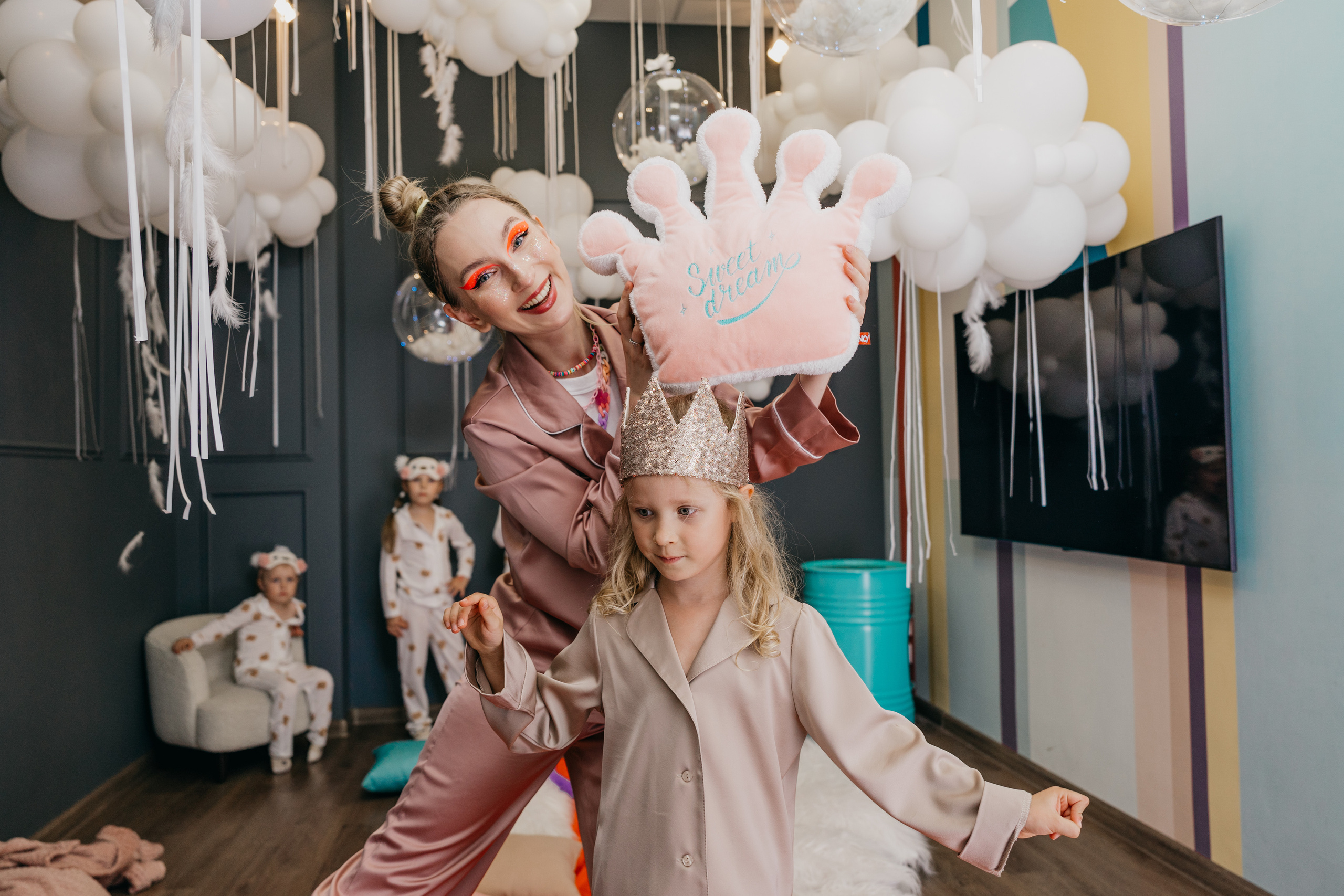 Пижамная вечеринка, Веронике 6 лет. Фотограф Никита Комаров