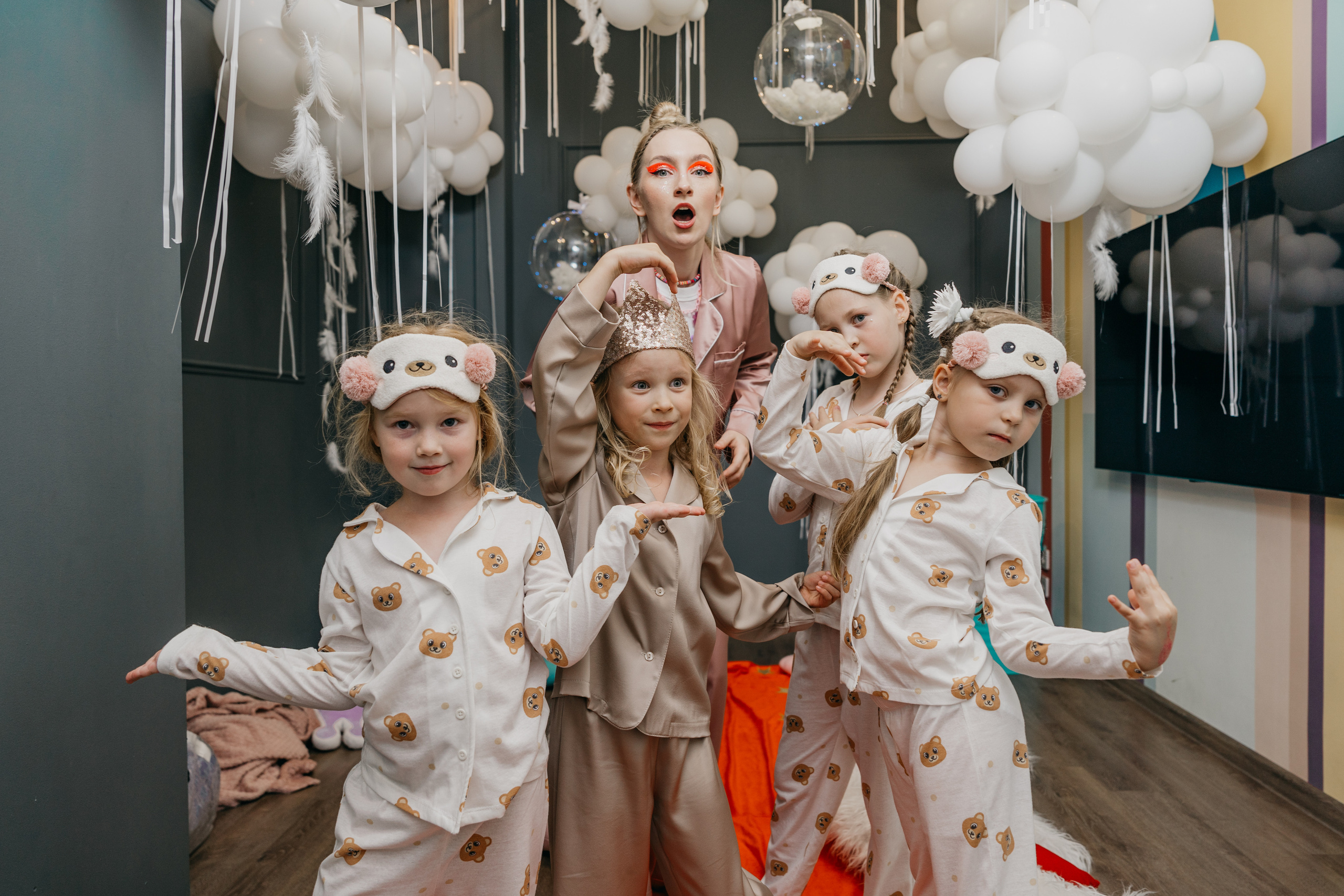 Пижамная вечеринка, Веронике 6 лет. Фотограф Никита Комаров