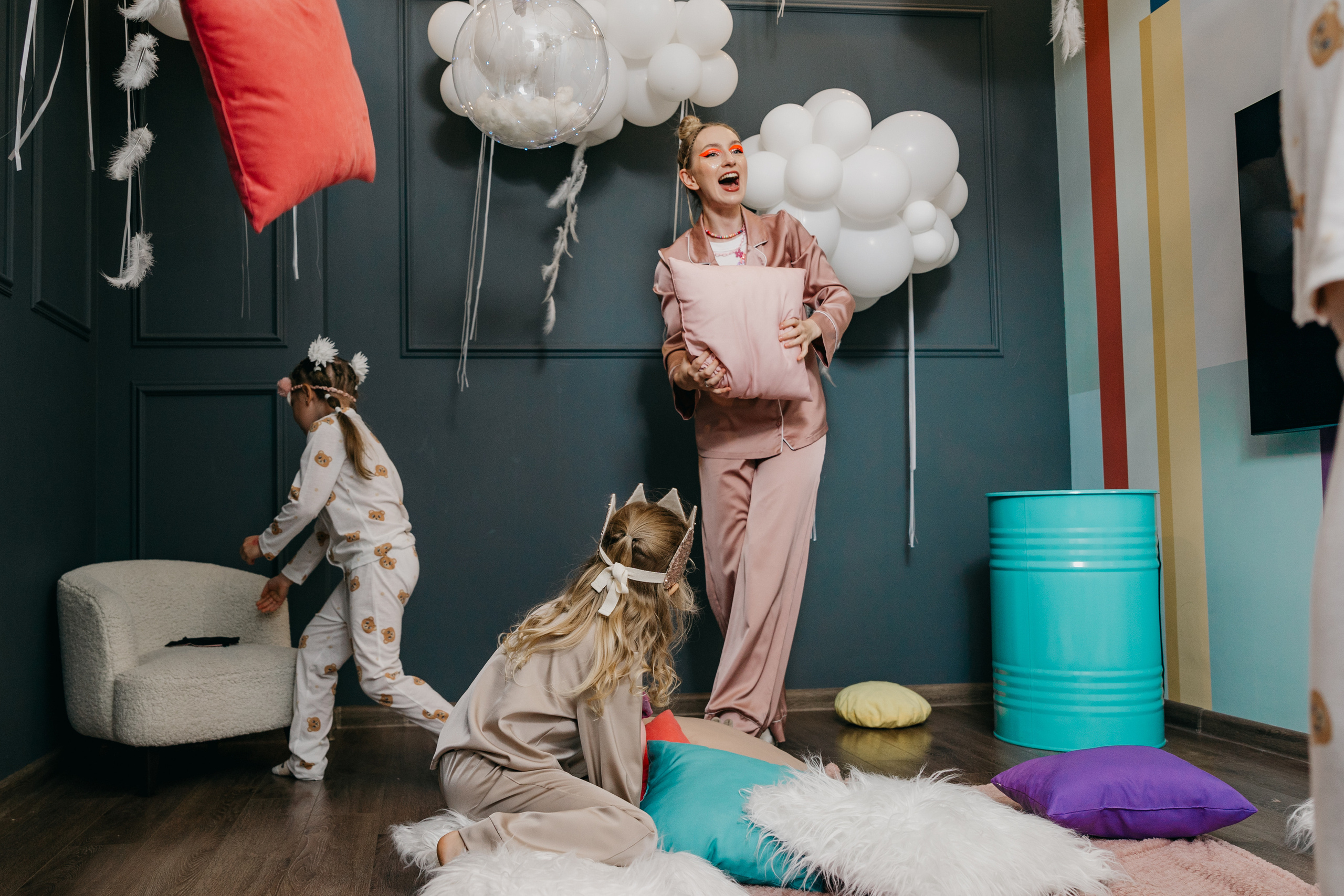 Пижамная вечеринка, Веронике 6 лет. Фотограф Никита Комаров