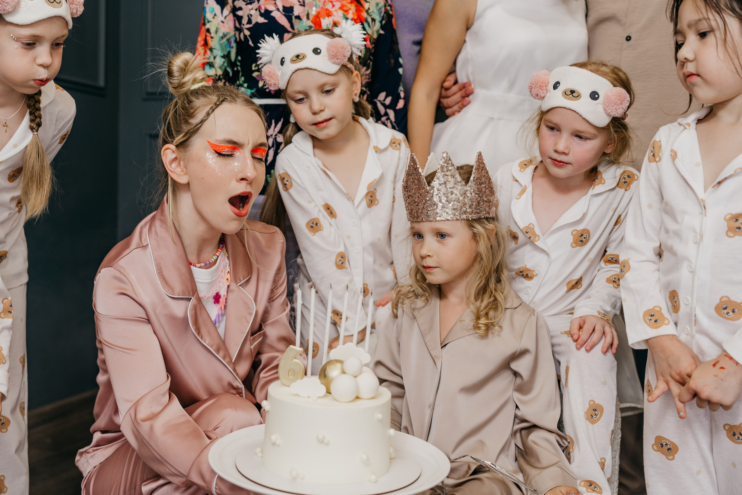 Пижамная вечеринка, Веронике 6 лет. Фотограф Никита Комаров