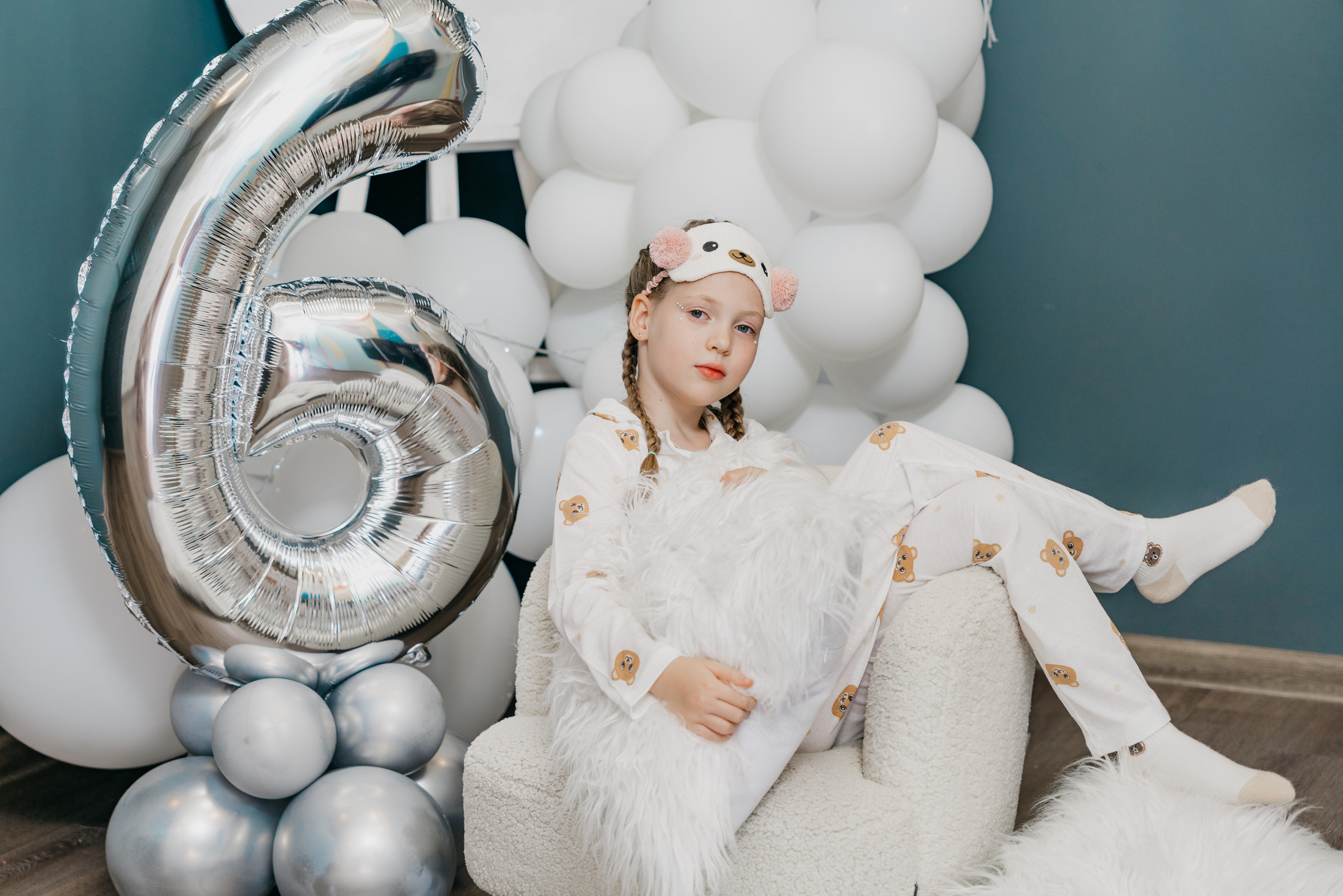 Пижамная вечеринка, Веронике 6 лет. Фотограф Никита Комаров