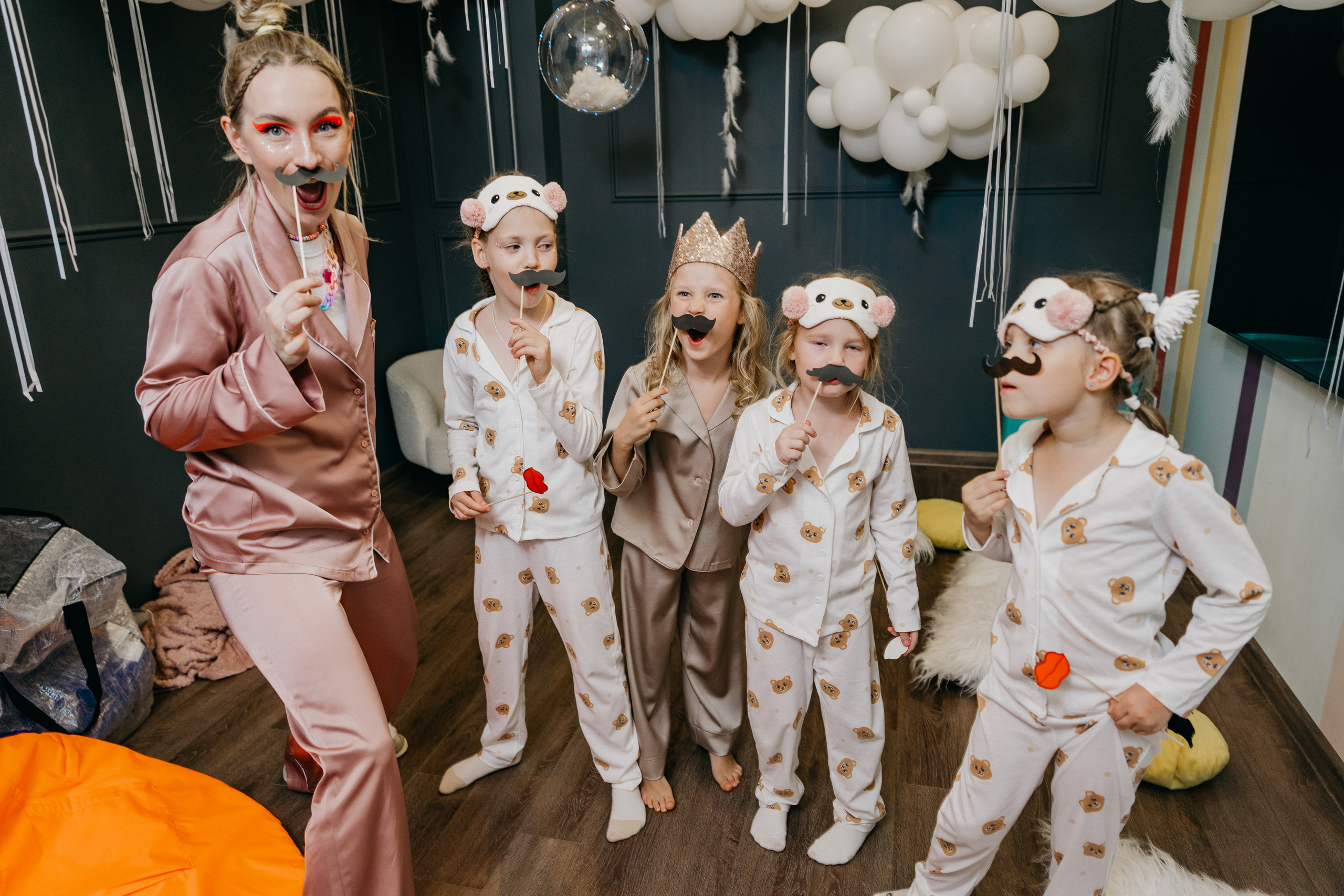 Пижамная вечеринка, Веронике 6 лет. Фотограф Никита Комаров