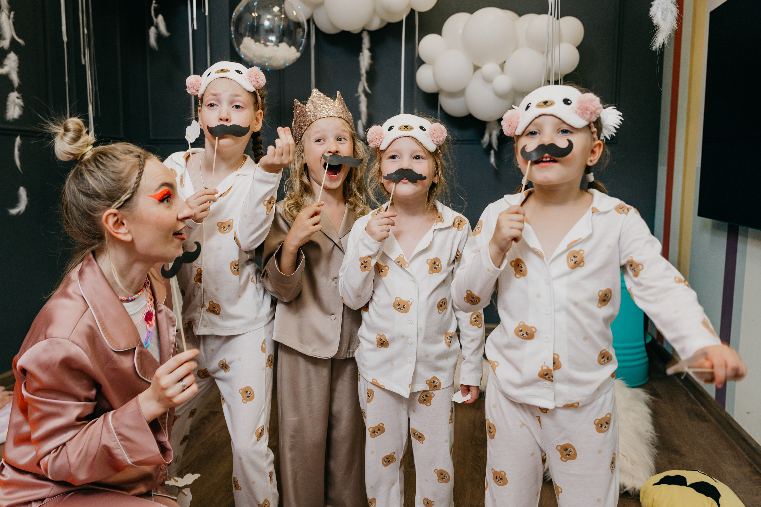 Пижамная вечеринка, Веронике 6 лет. Фотограф Никита Комаров