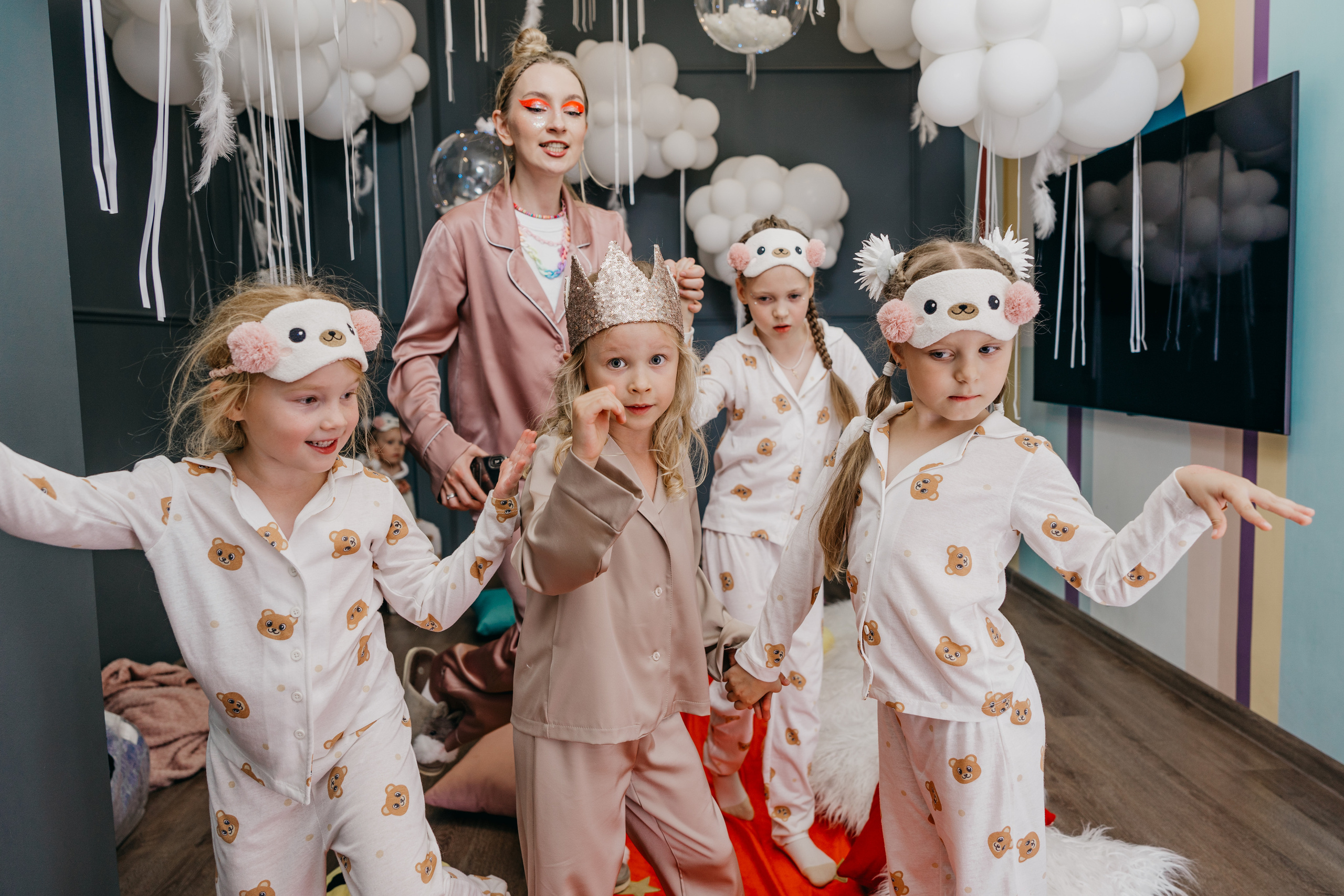 Пижамная вечеринка, Веронике 6 лет. Фотограф Никита Комаров