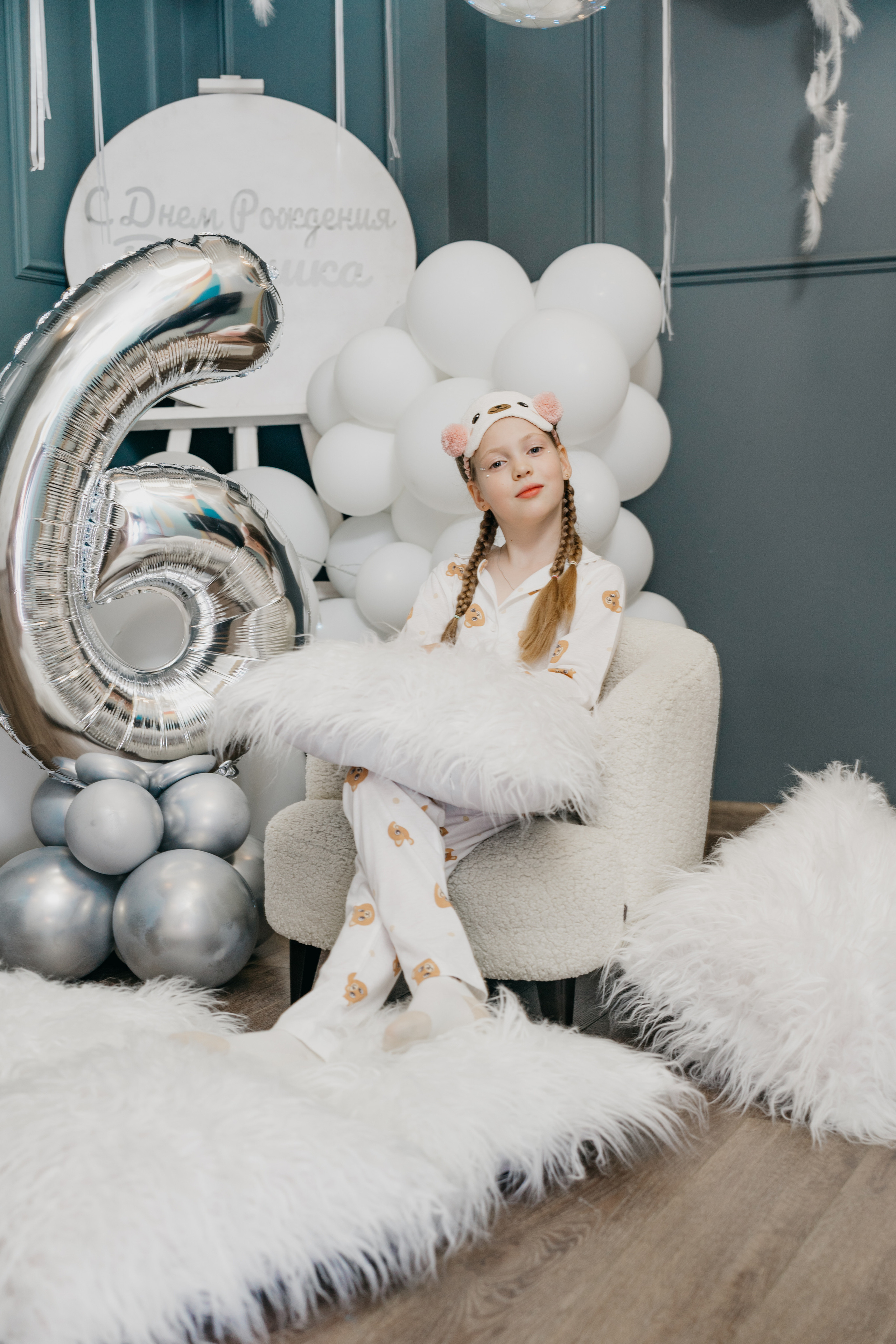 Пижамная вечеринка, Веронике 6 лет. Фотограф Никита Комаров