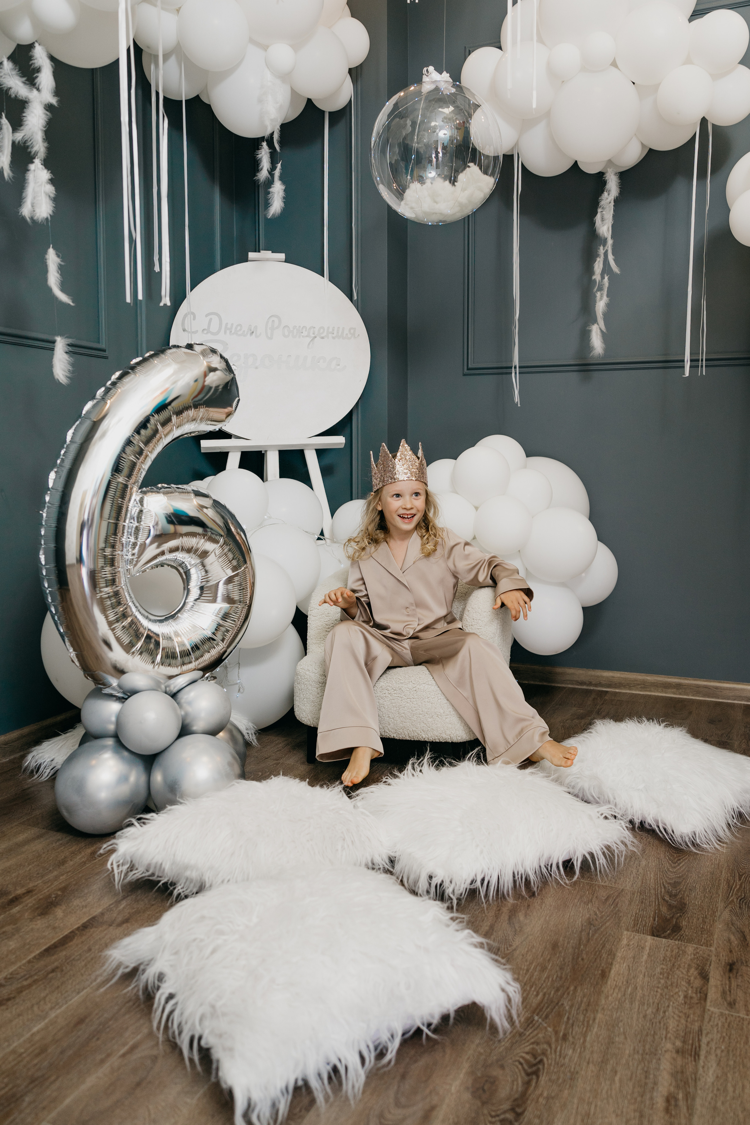 Пижамная вечеринка, Веронике 6 лет. Фотограф Никита Комаров