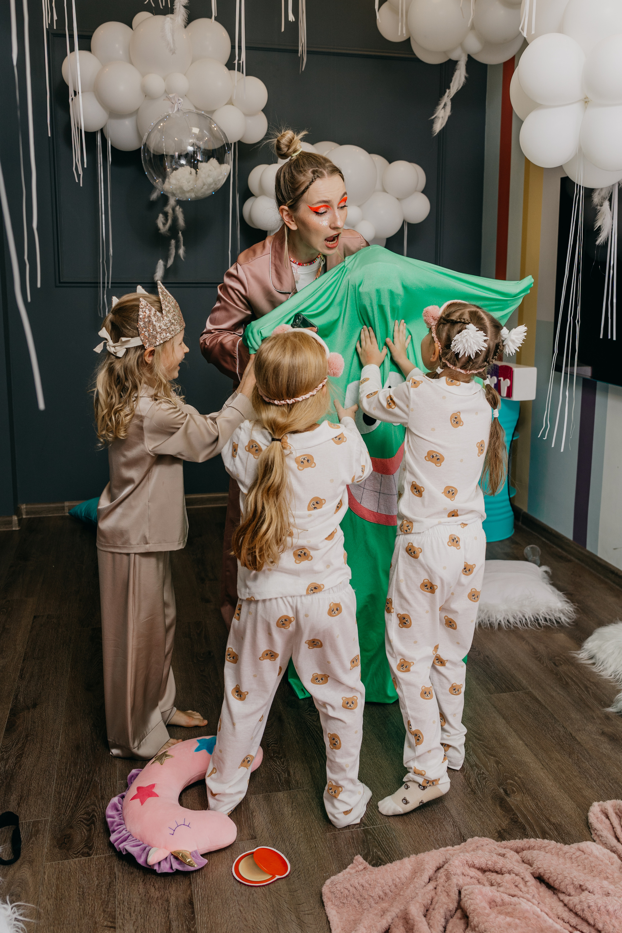 Пижамная вечеринка, Веронике 6 лет. Фотограф Никита Комаров