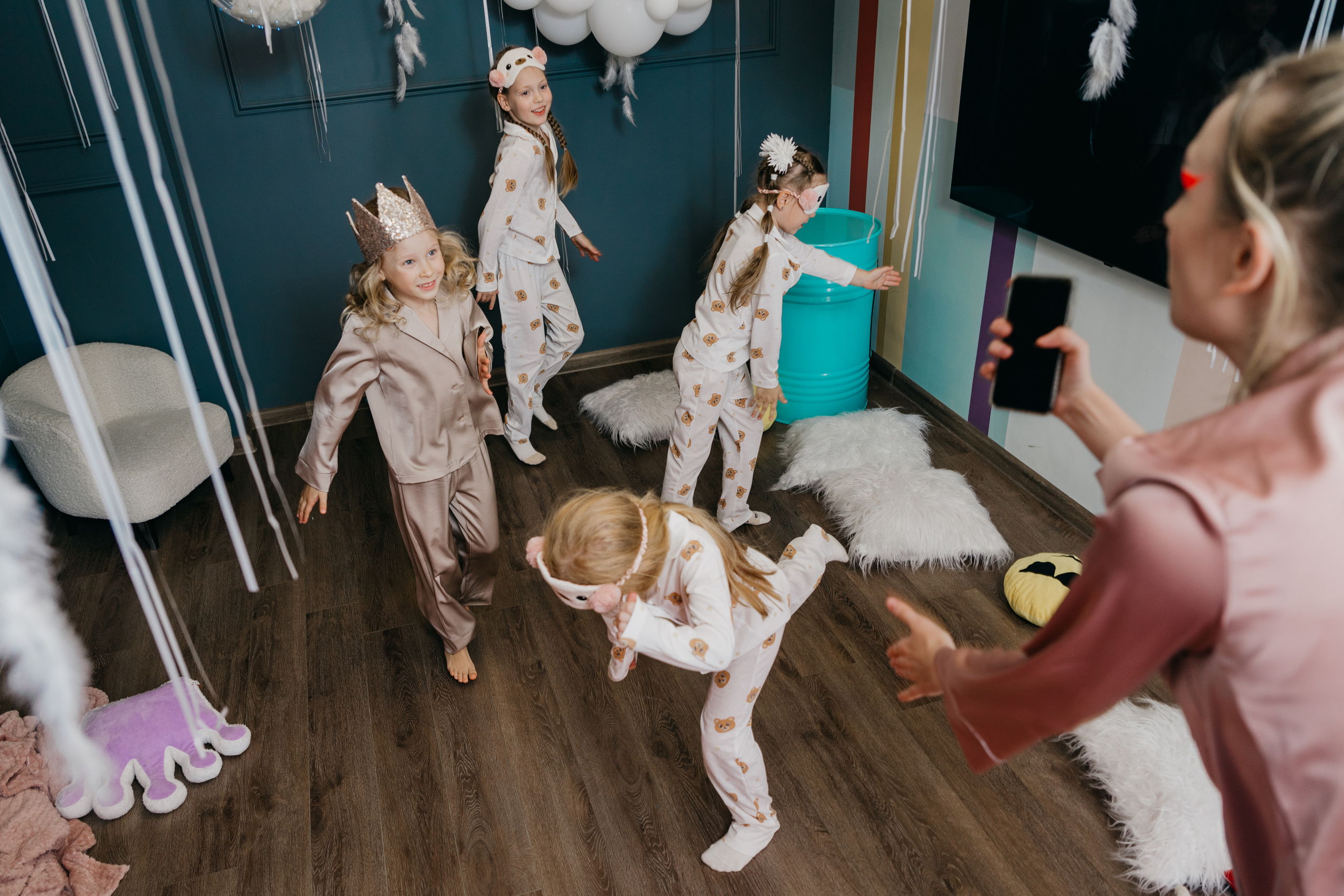 Пижамная вечеринка, Веронике 6 лет. Фотограф Никита Комаров