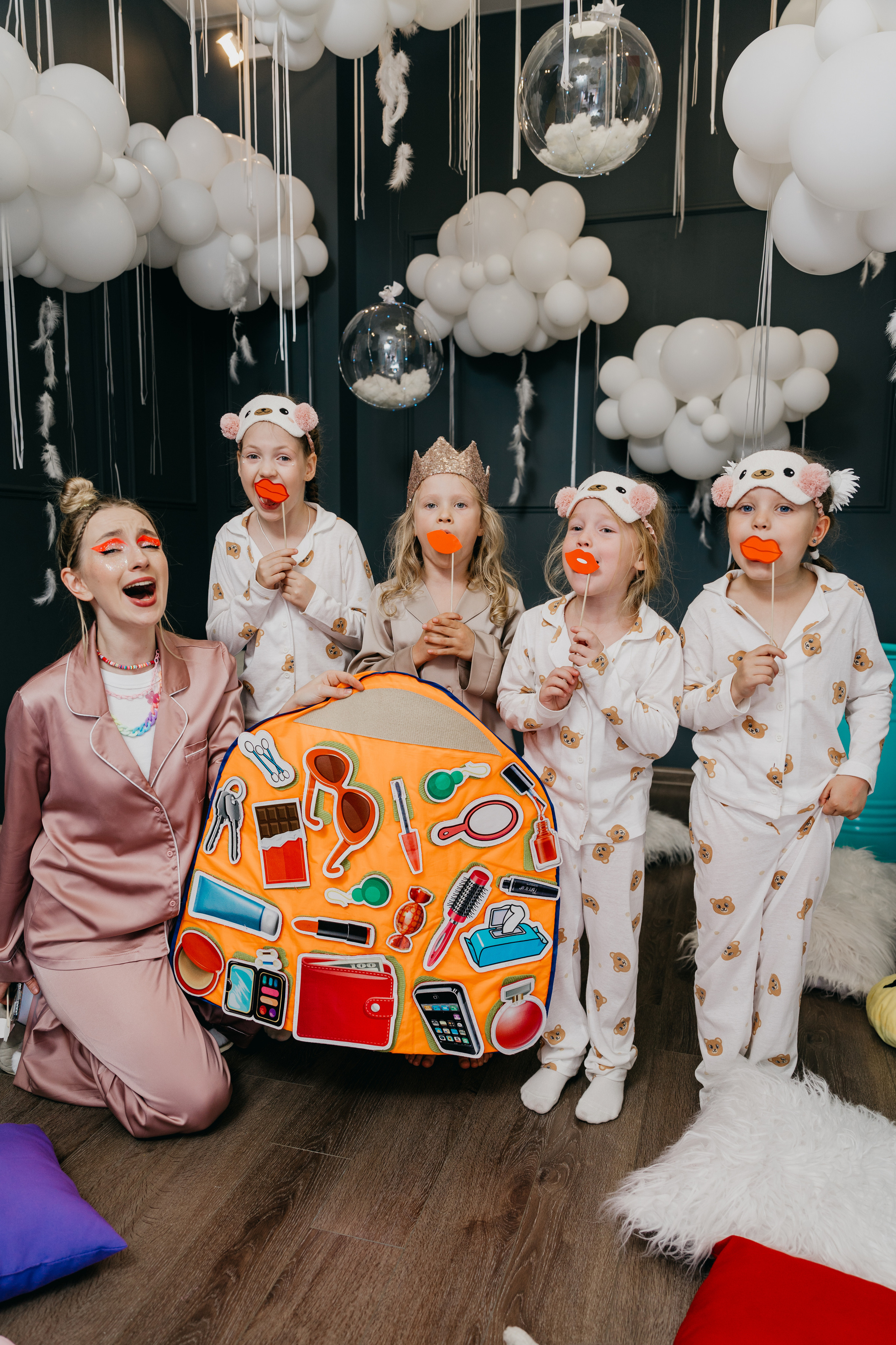 Пижамная вечеринка, Веронике 6 лет. Фотограф Никита Комаров