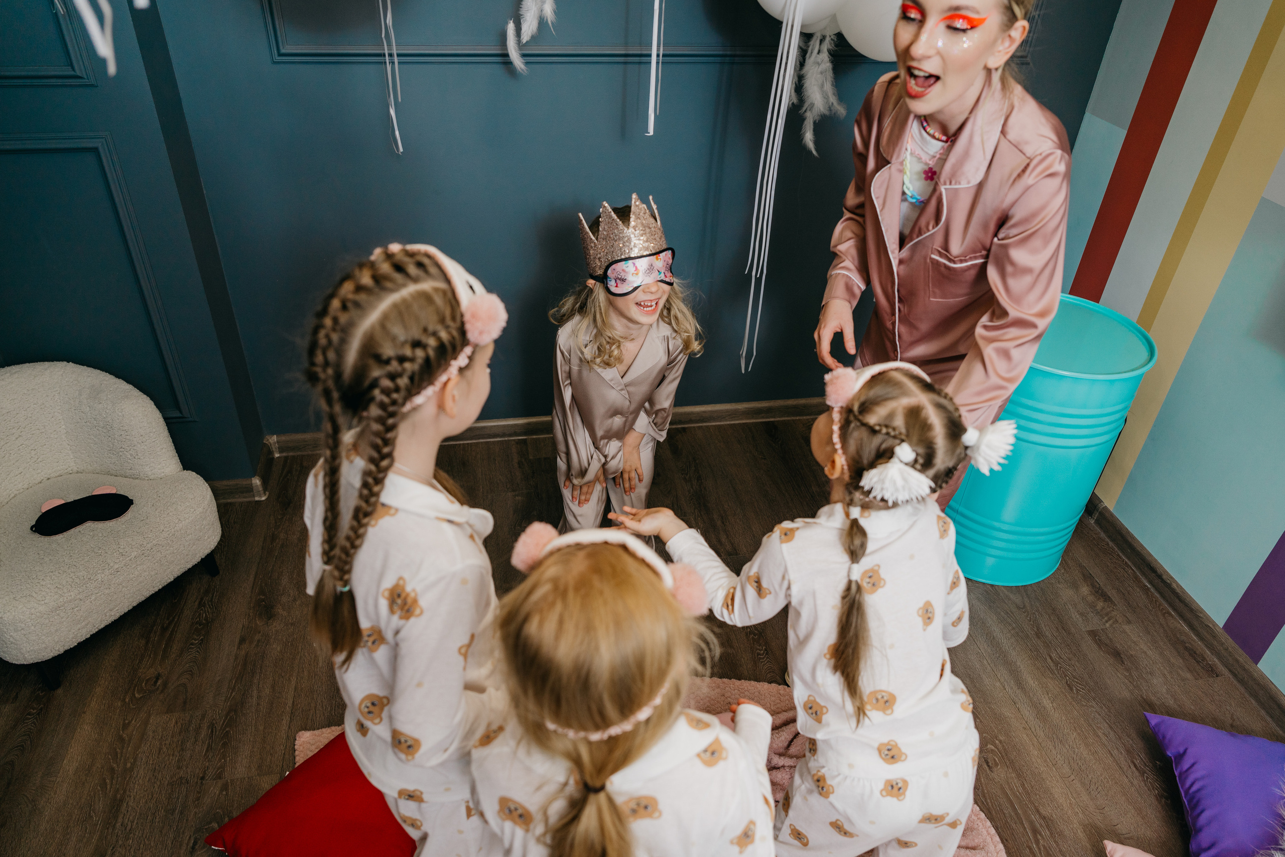 Пижамная вечеринка, Веронике 6 лет. Фотограф Никита Комаров