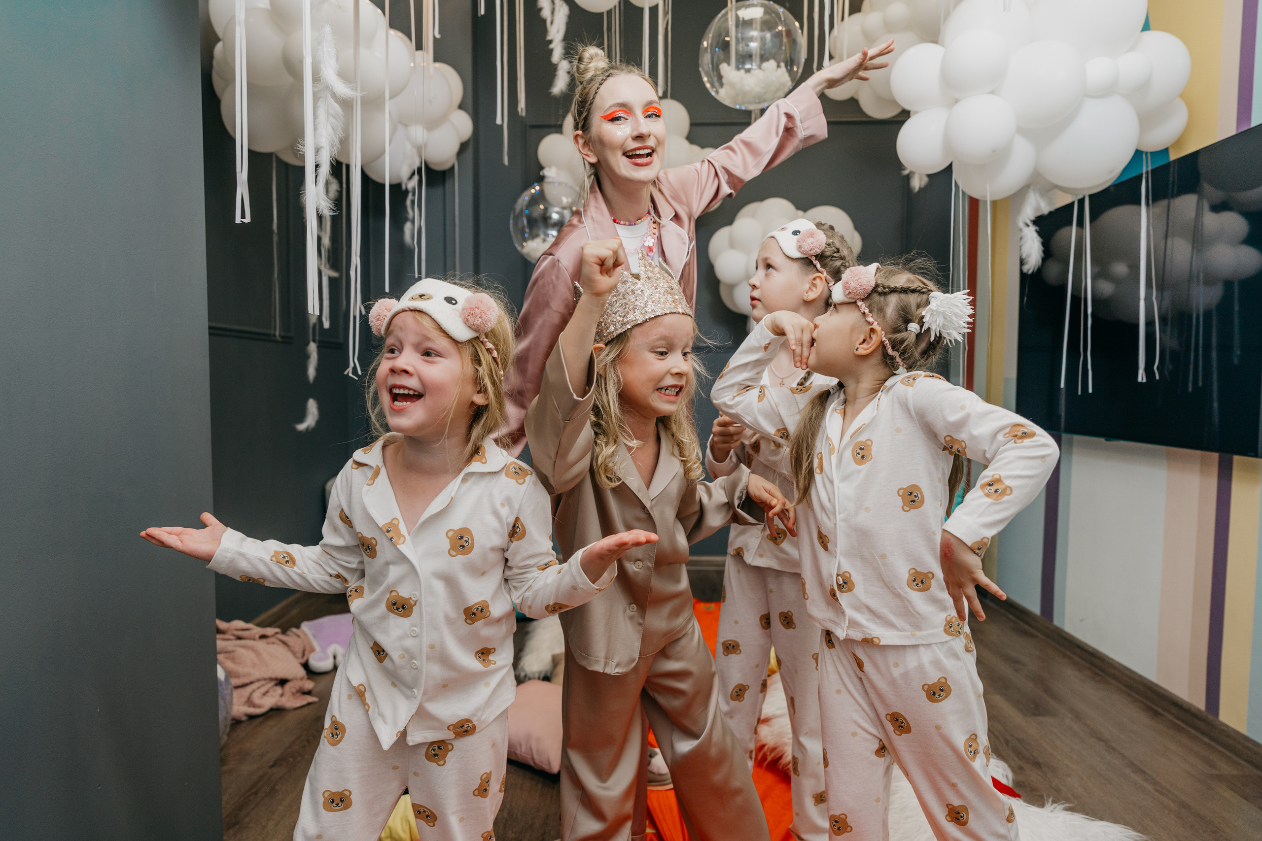 Пижамная вечеринка, Веронике 6 лет. Фотограф Никита Комаров