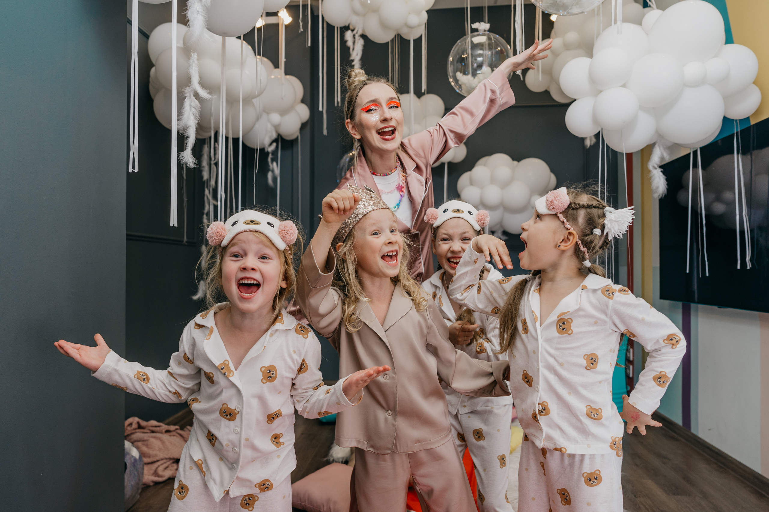 Пижамная вечеринка, Веронике 6 лет. Фотограф Никита Комаров