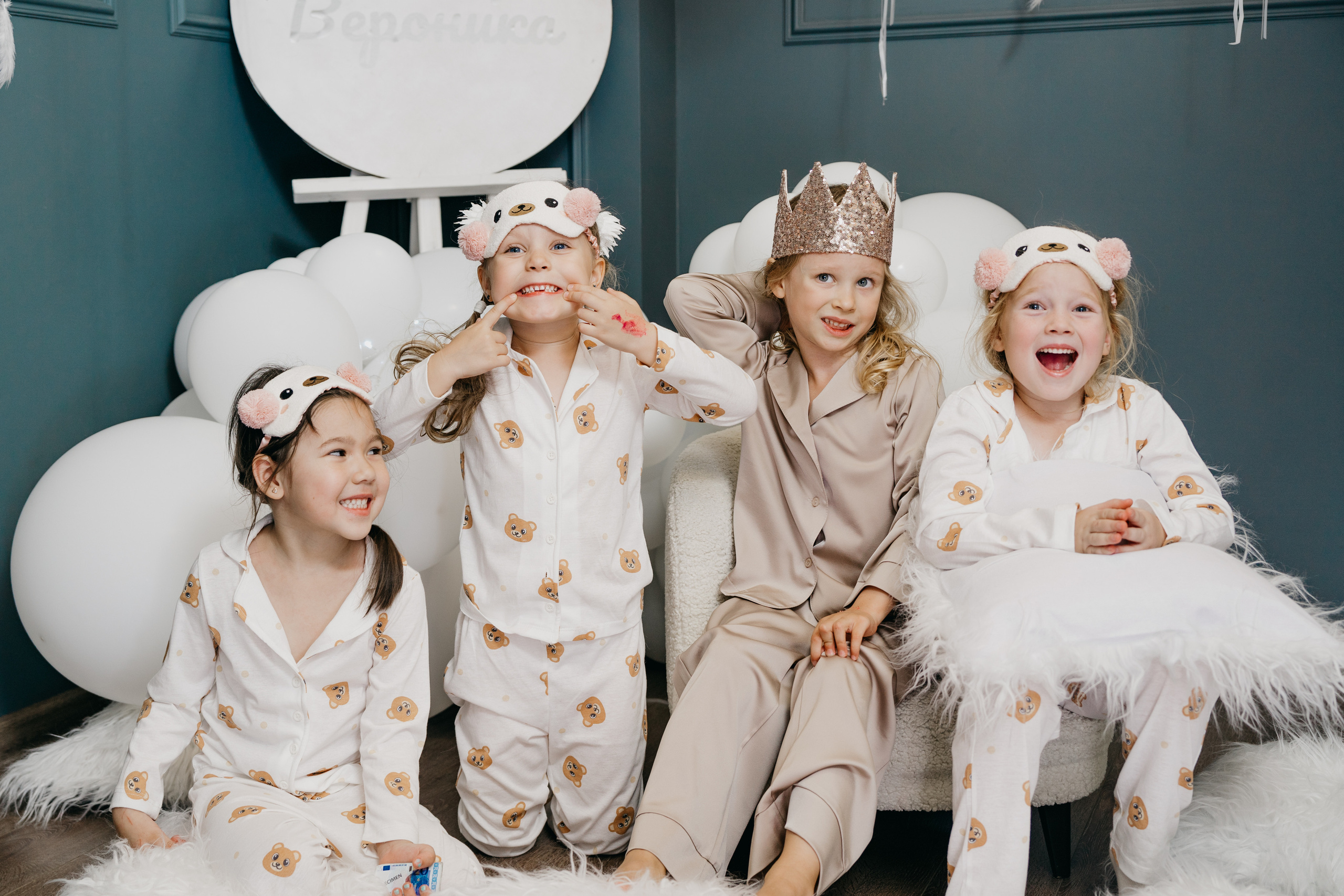 Пижамная вечеринка, Веронике 6 лет. Фотограф Никита Комаров