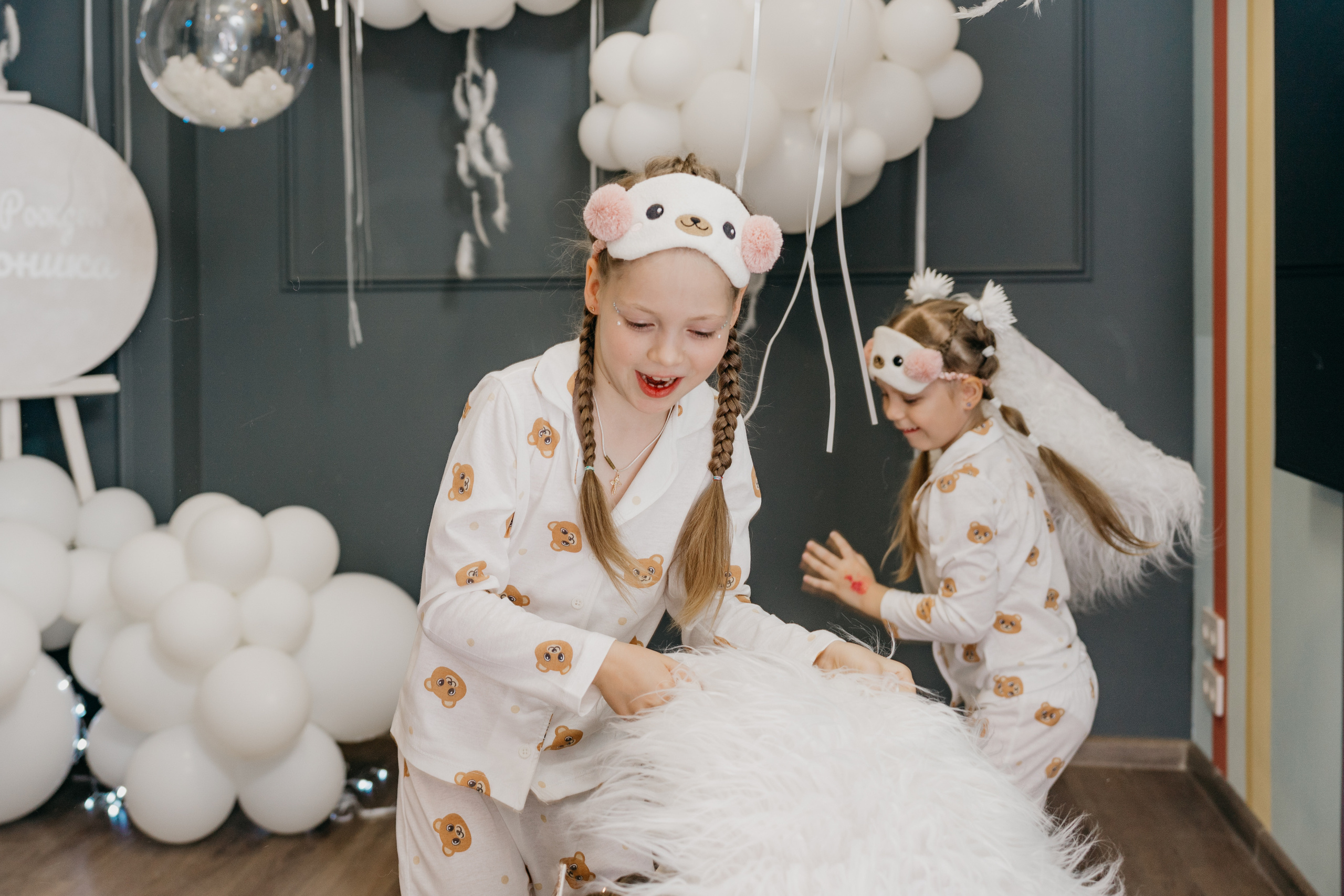 Пижамная вечеринка, Веронике 6 лет. Фотограф Никита Комаров