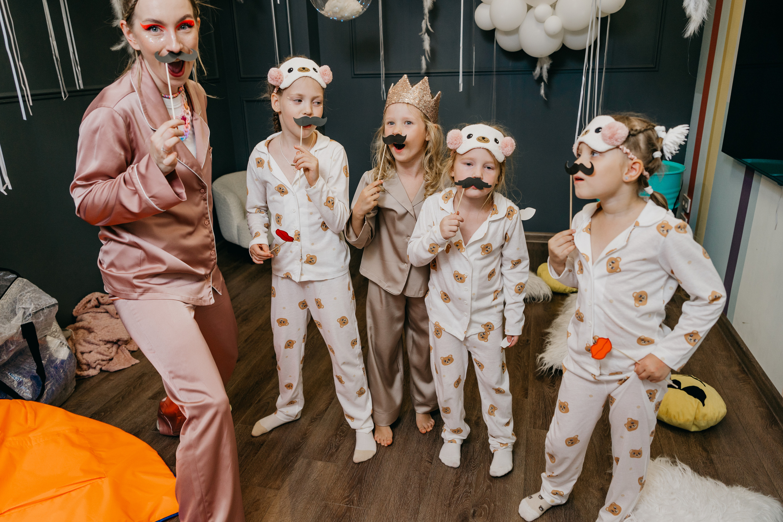 Пижамная вечеринка, Веронике 6 лет. Фотограф Никита Комаров