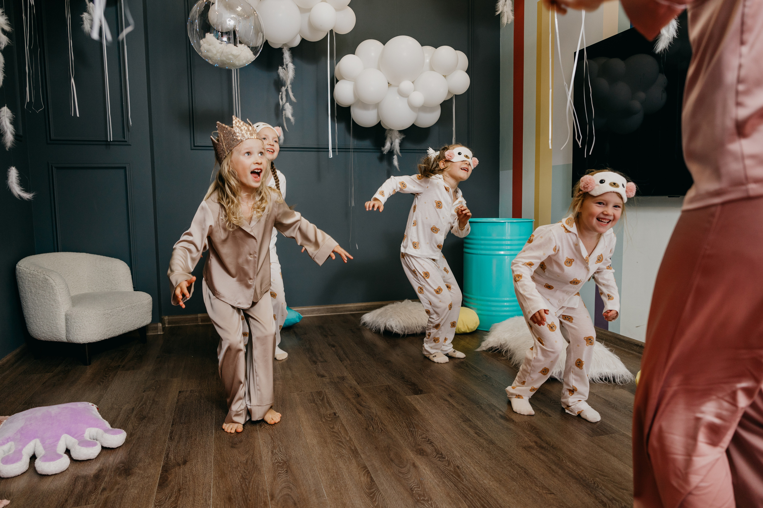 Пижамная вечеринка, Веронике 6 лет. Фотограф Никита Комаров