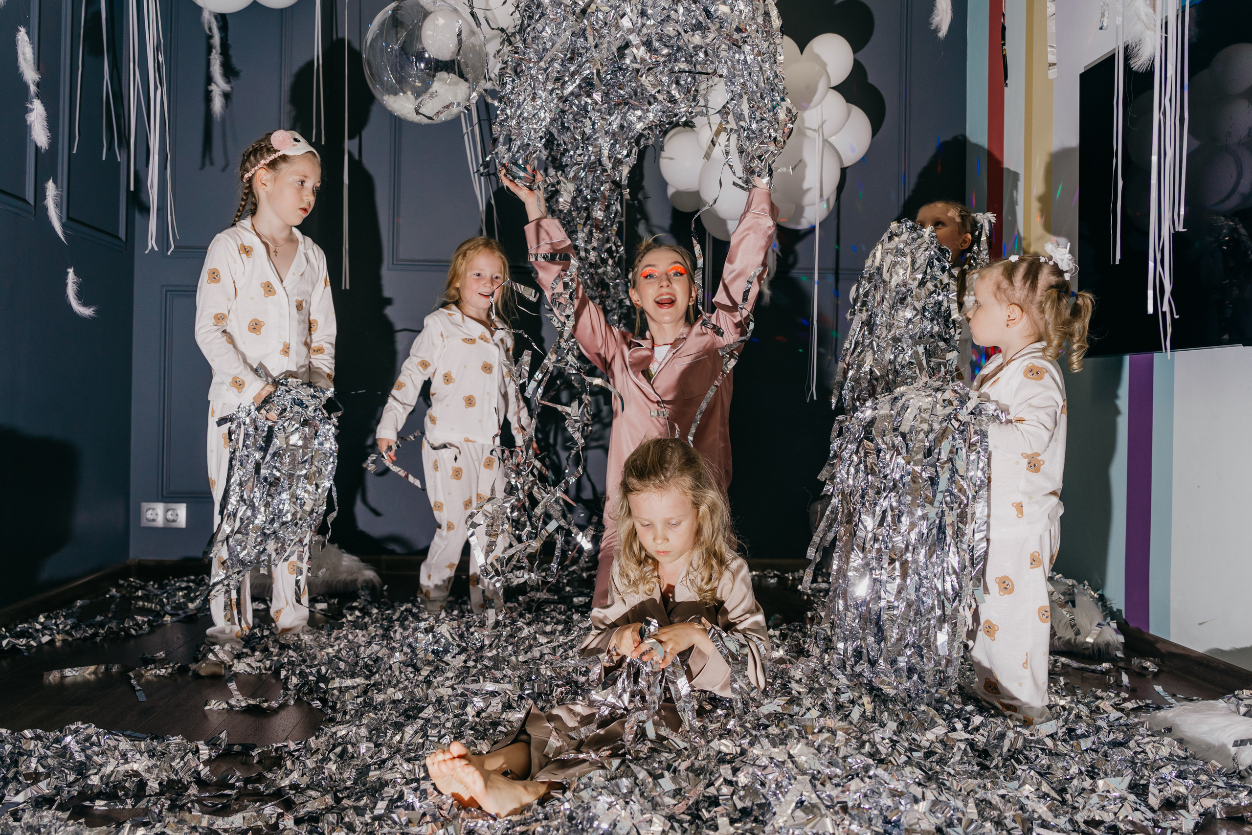 Пижамная вечеринка, Веронике 6 лет. Фотограф Никита Комаров