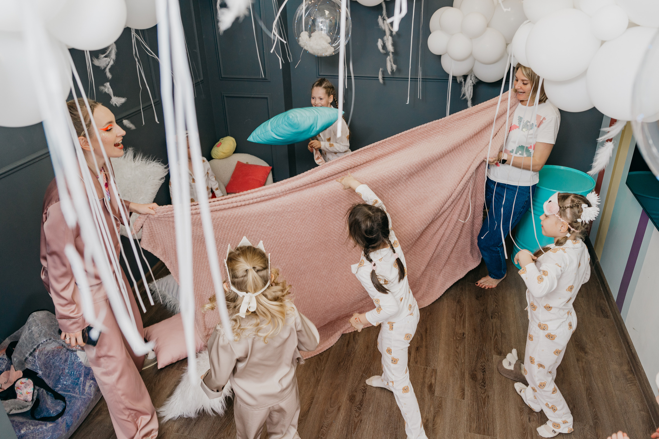 Пижамная вечеринка, Веронике 6 лет. Фотограф Никита Комаров