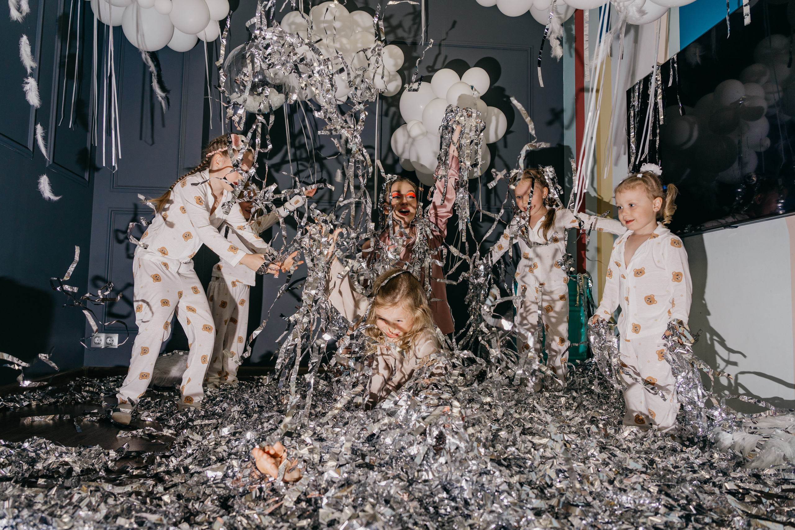 Пижамная вечеринка, Веронике 6 лет. Фотограф Никита Комаров