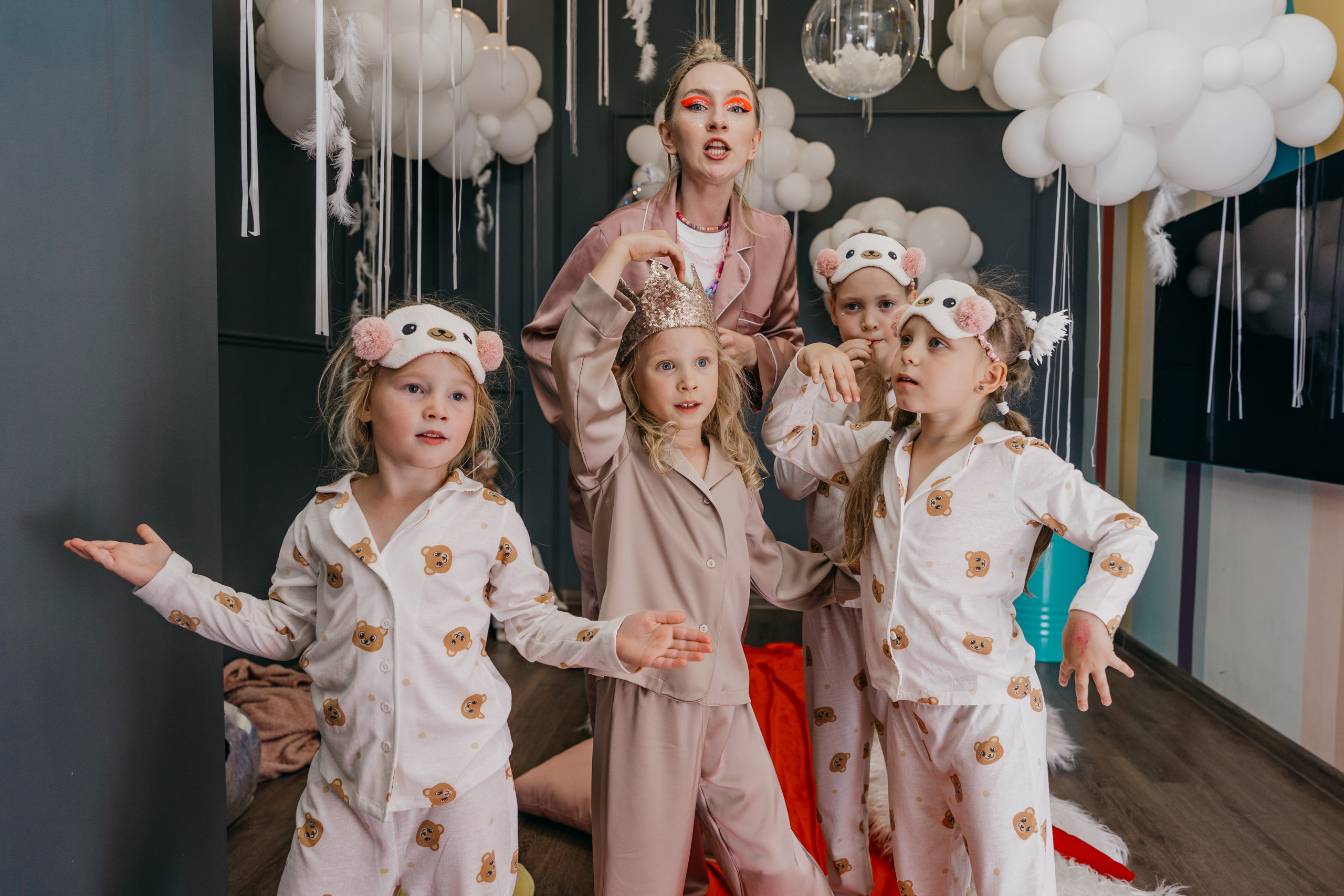 Пижамная вечеринка, Веронике 6 лет. Фотограф Никита Комаров