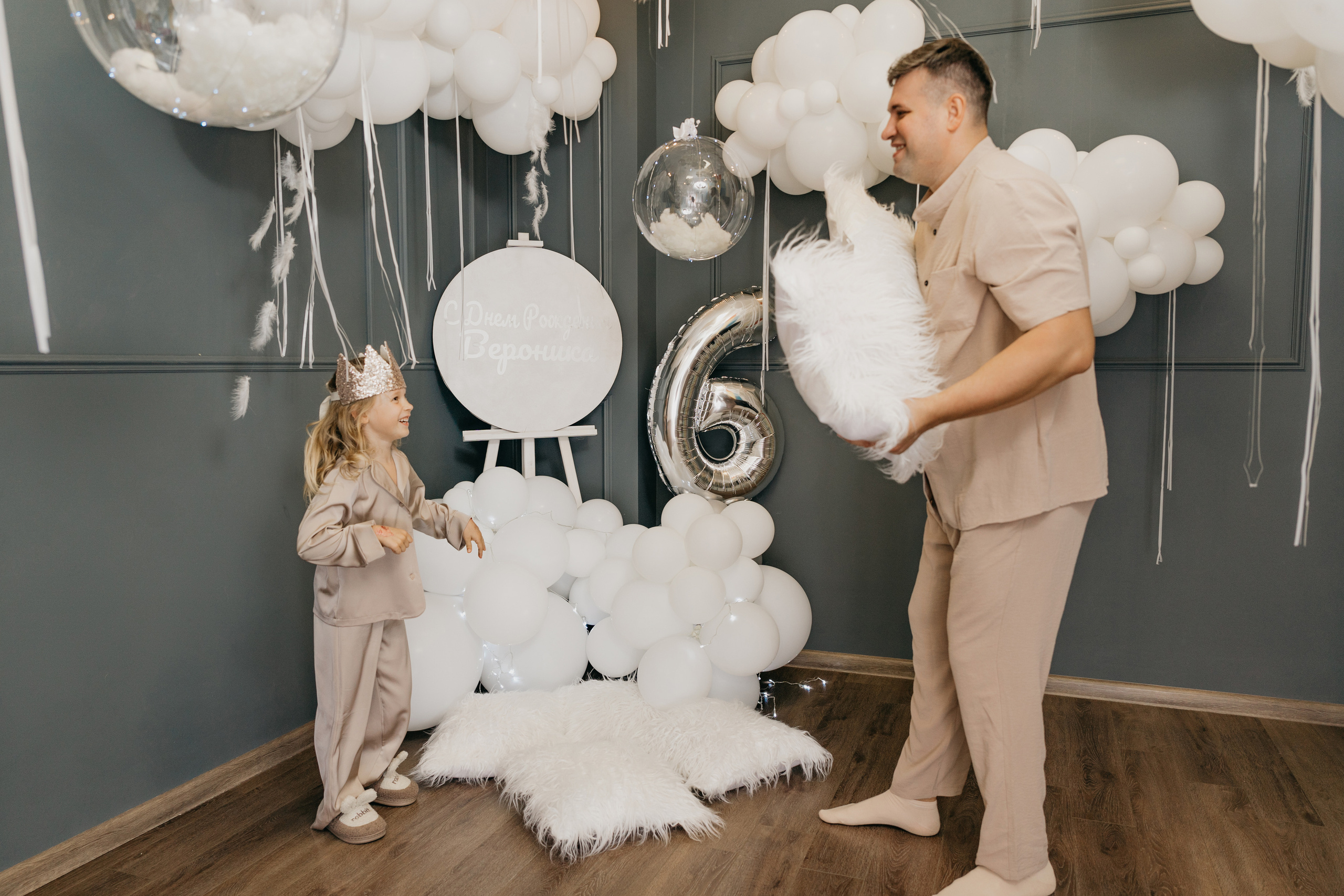 Пижамная вечеринка, Веронике 6 лет. Фотограф Никита Комаров