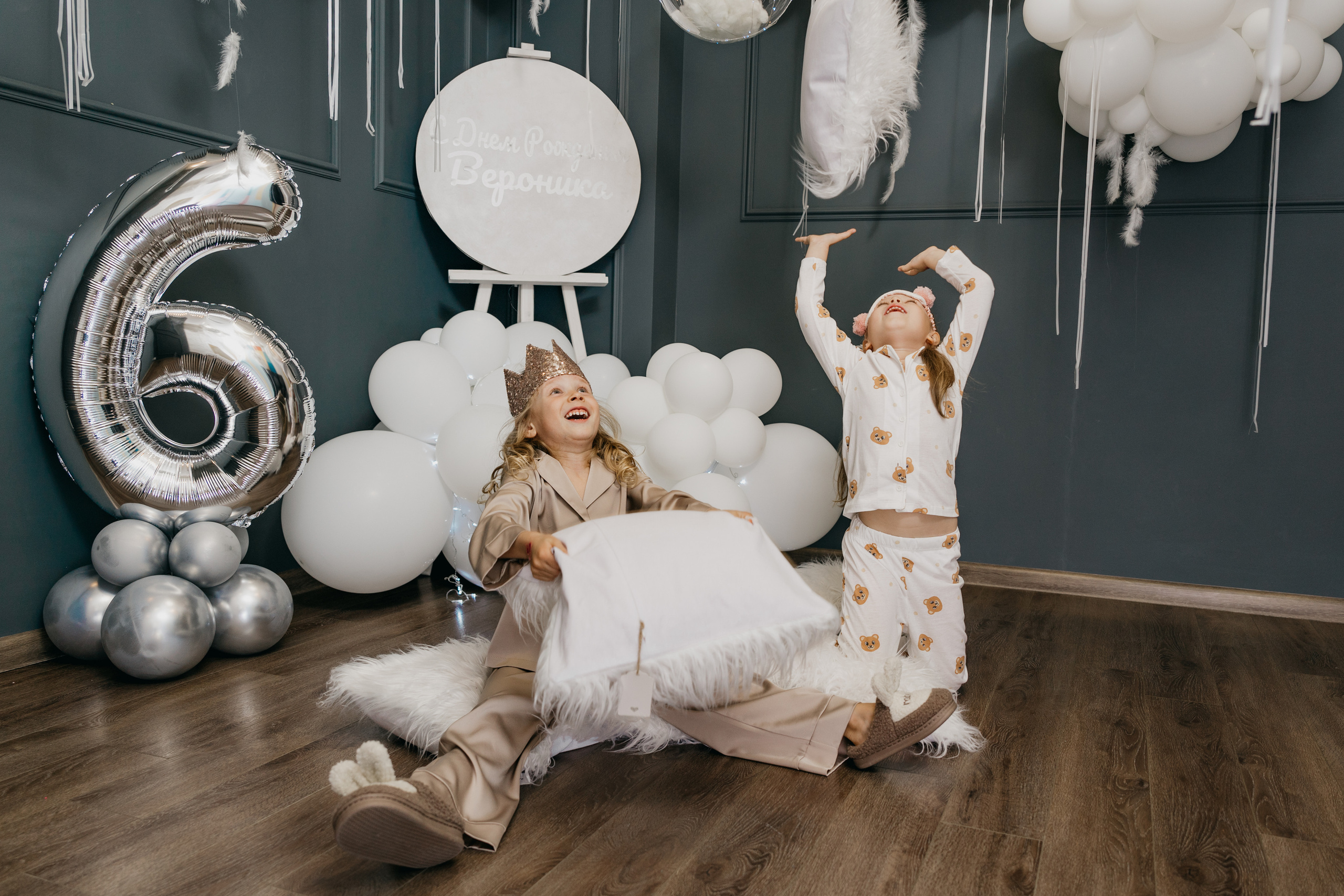 Пижамная вечеринка, Веронике 6 лет. Фотограф Никита Комаров