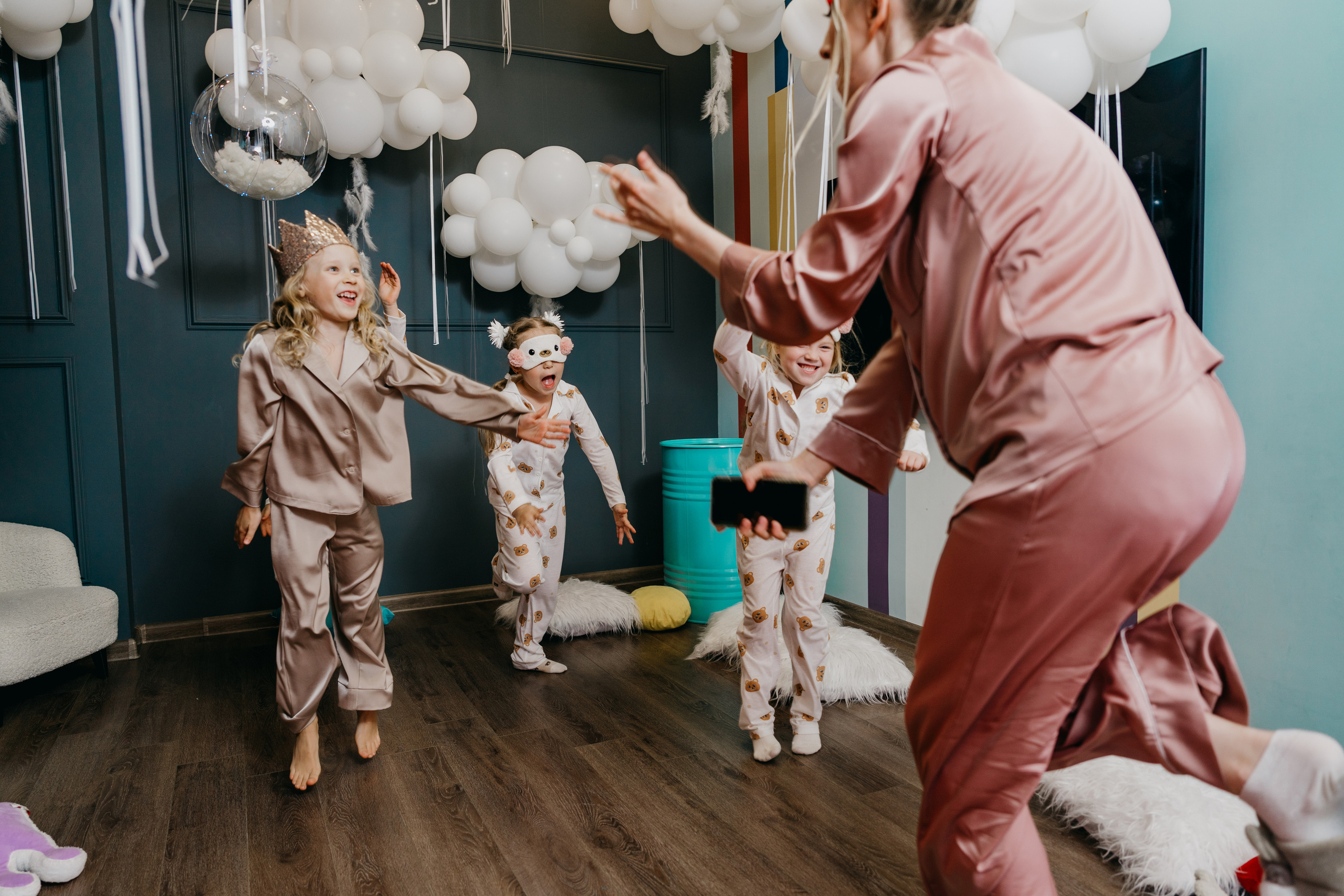 Пижамная вечеринка, Веронике 6 лет. Фотограф Никита Комаров