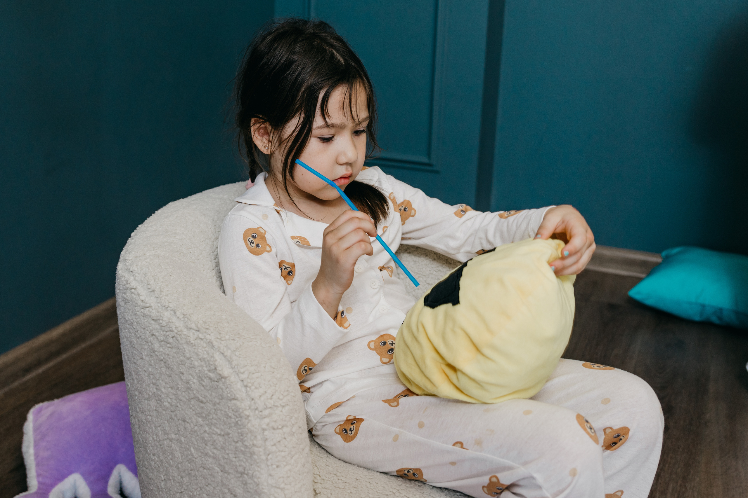 Пижамная вечеринка, Веронике 6 лет. Фотограф Никита Комаров