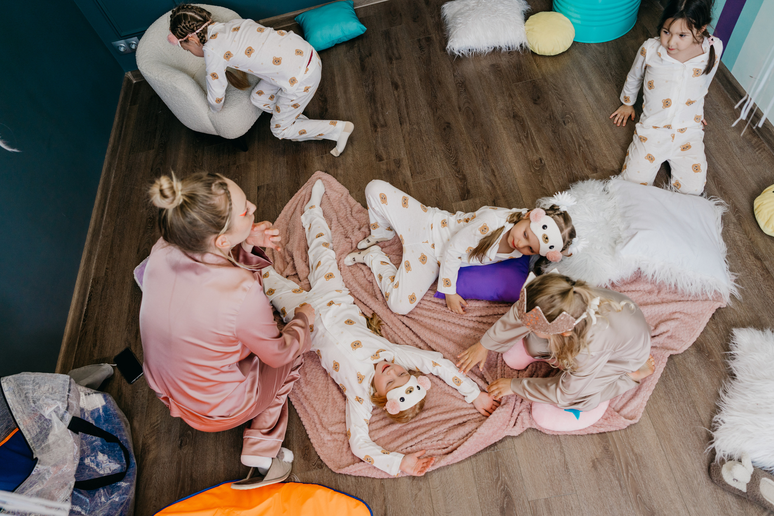 Пижамная вечеринка, Веронике 6 лет. Фотограф Никита Комаров