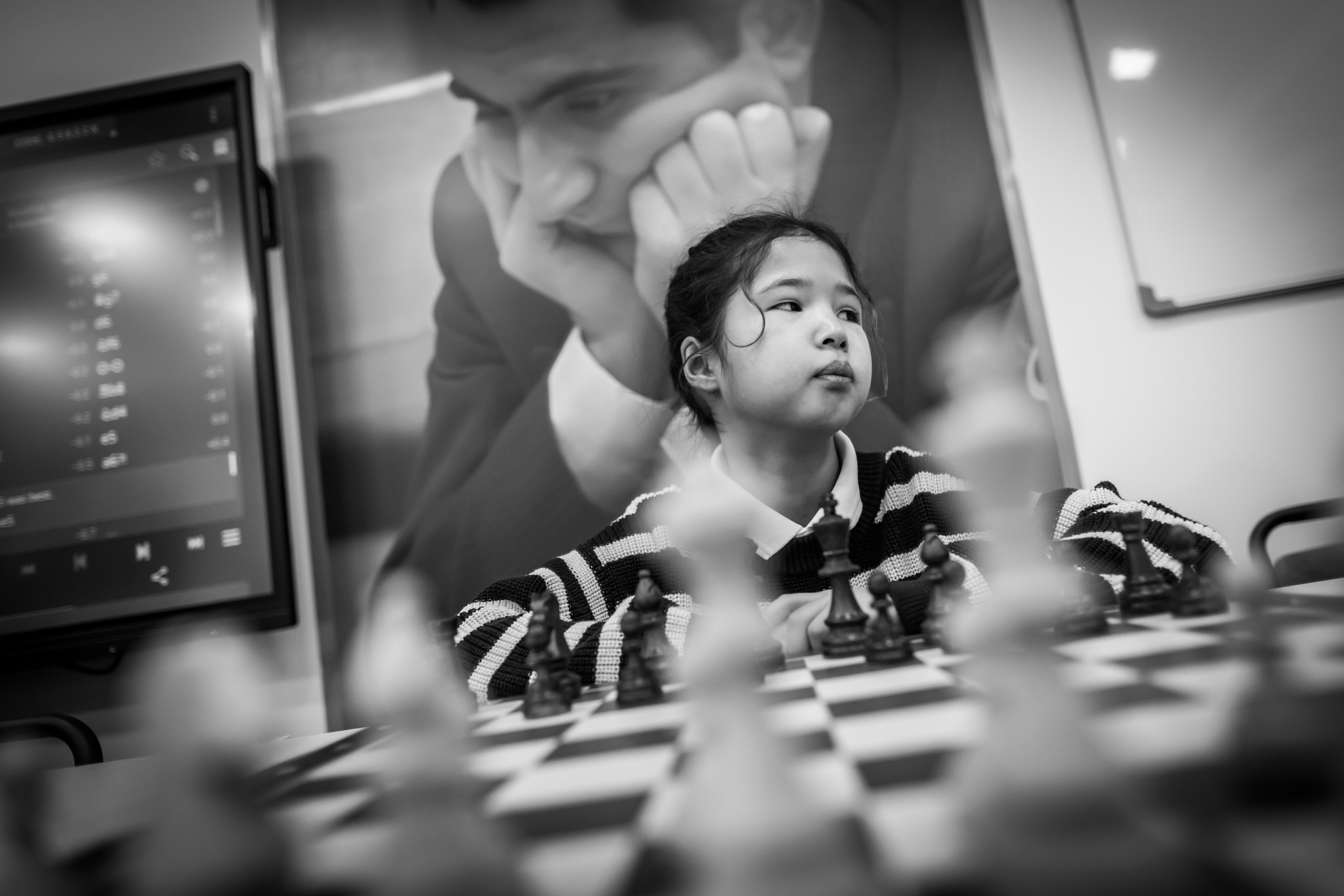 2025.02.01 KAZAKHMYS Youth Team Chess CUP 2025 — Simul with Alexander Moiseenko. Фотограф Анна Штурман (репортажная съёмка любых событий и мероприятий) Anna Shtourman photographer