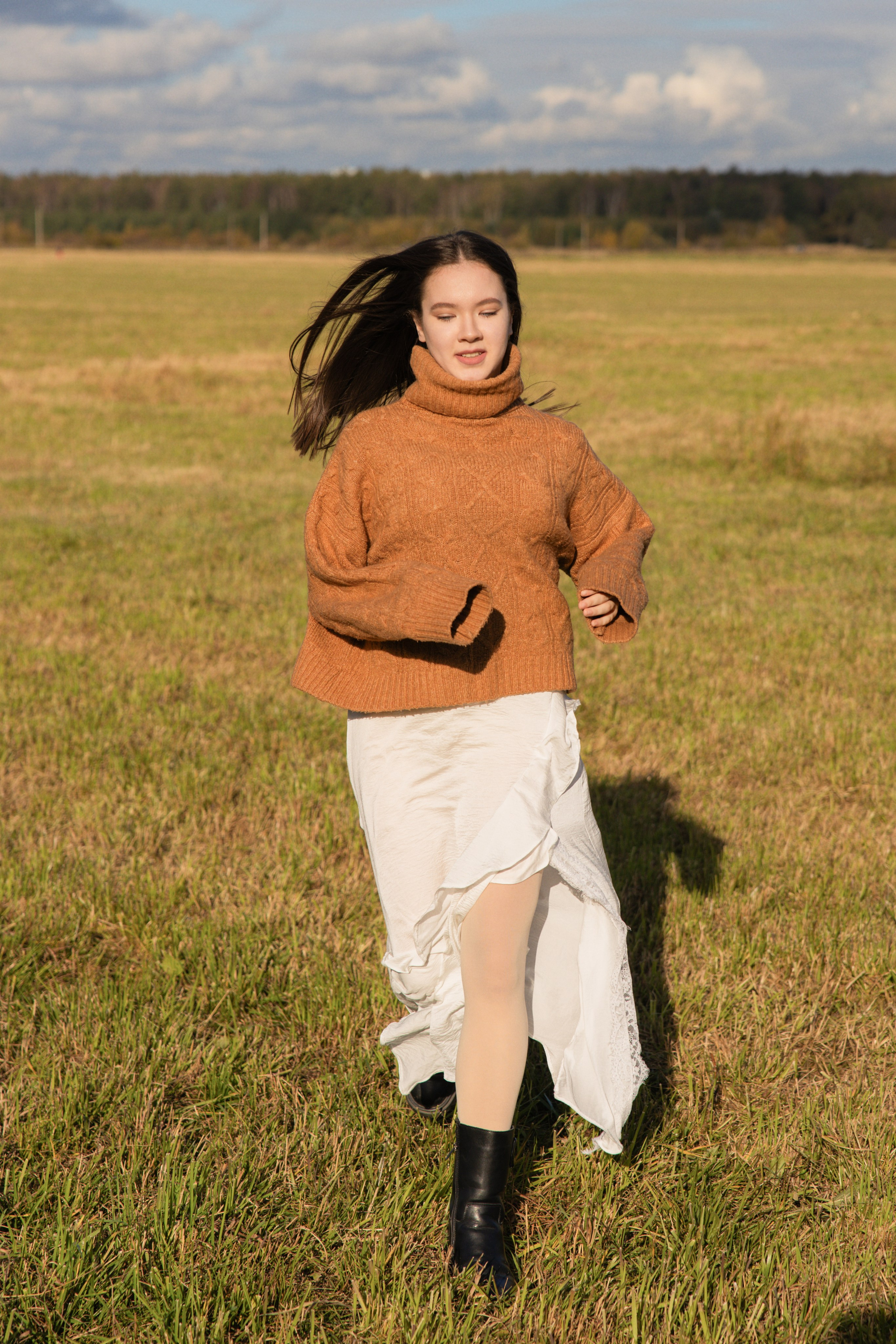 Прогулка в поле осенью. Фотограф в Санкт-Петербурге Вагнер Юлия