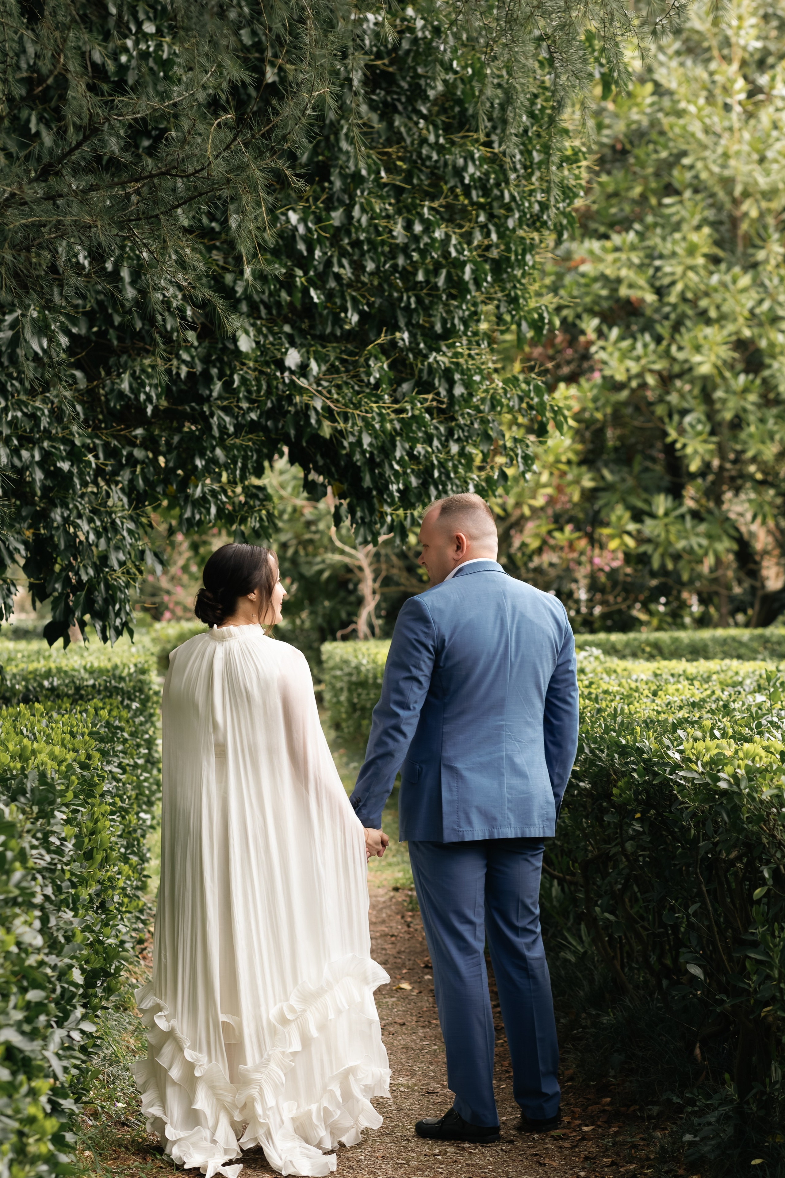 Свадебная фотосессия в парке «Южные Культуры». Адлер. Сочи. Фотограф Мария Камаева
