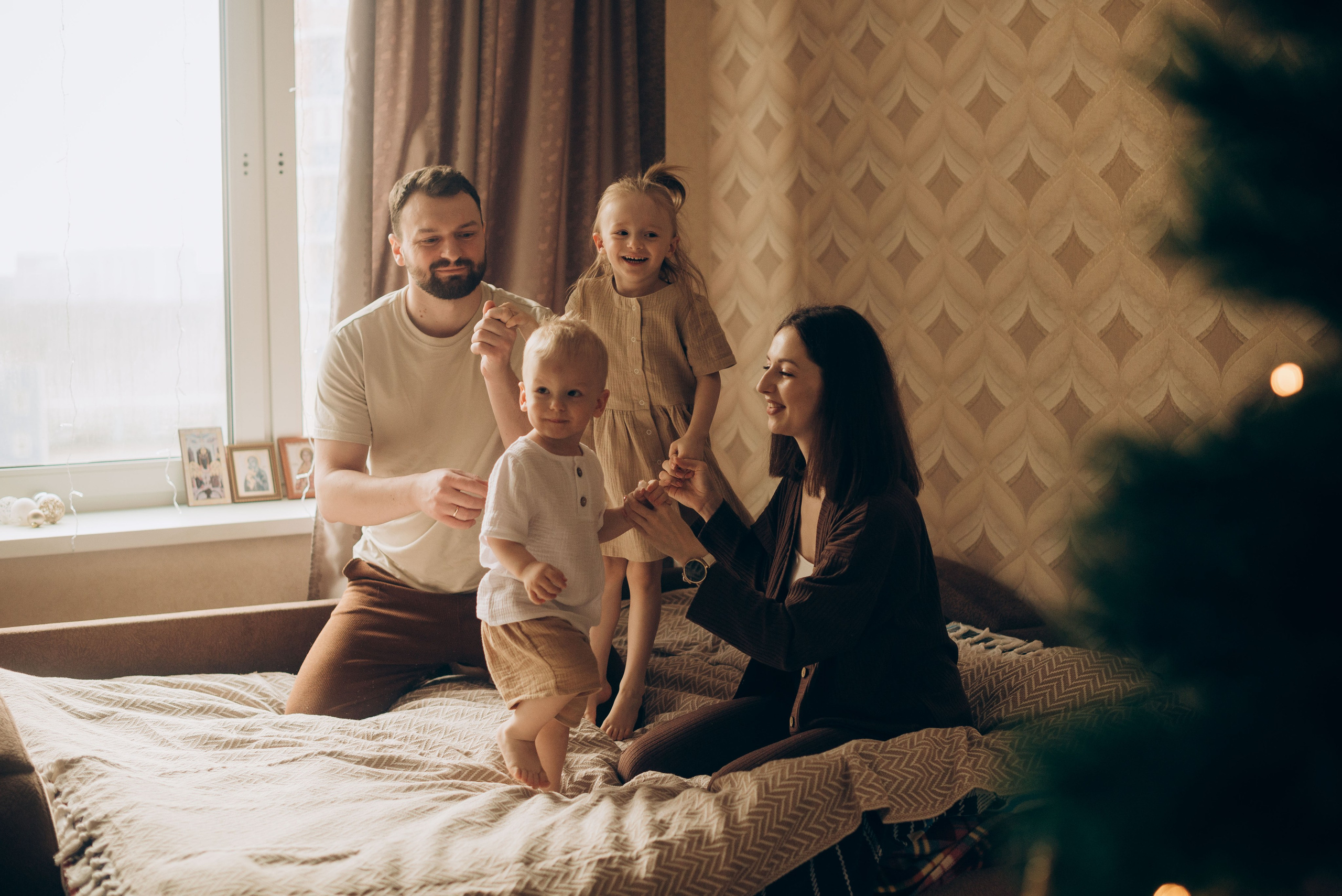 Домашние новогодние истории. Семейный фотограф в Домодедово и Москве Елена Пичугина