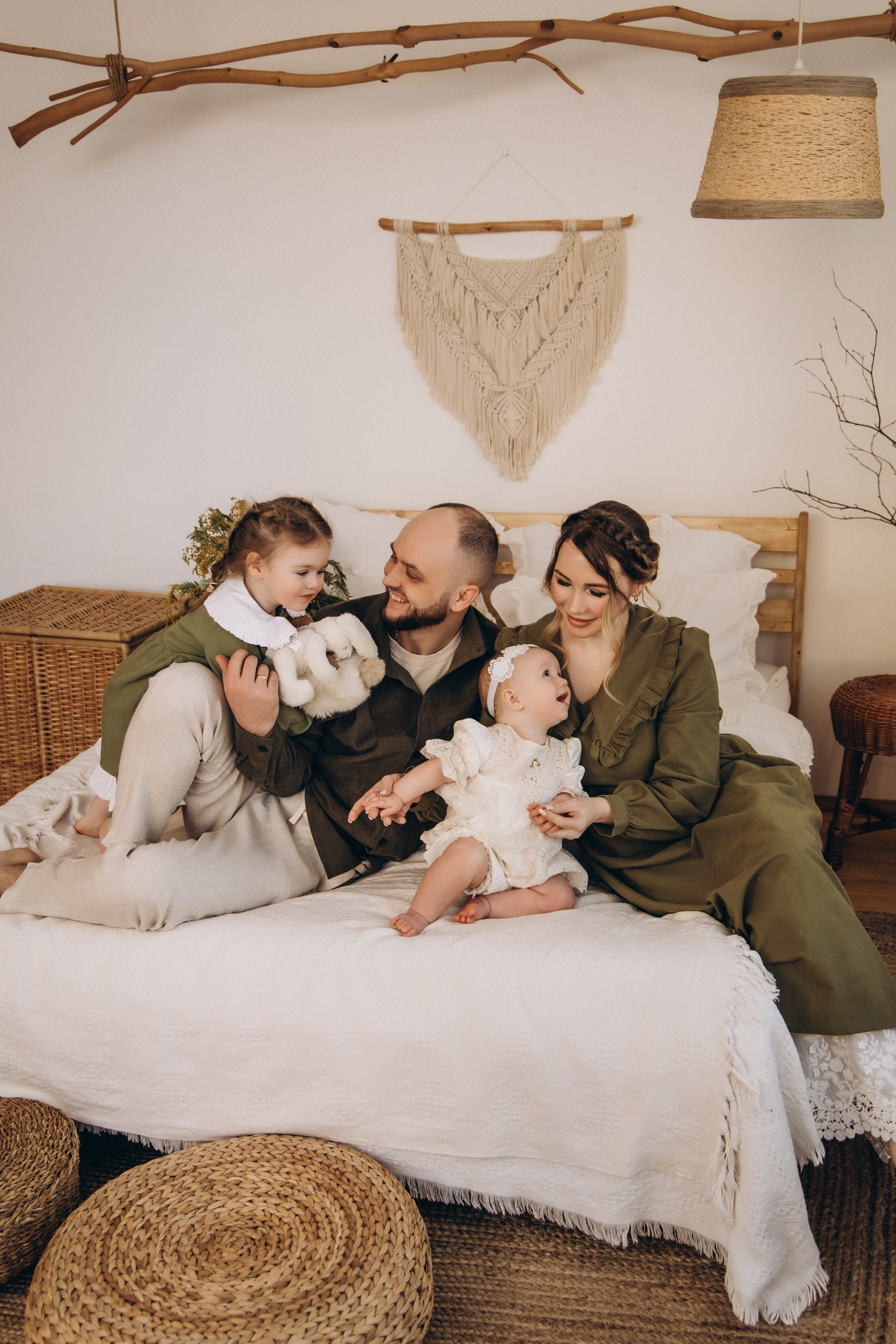 Юлия с семьёй