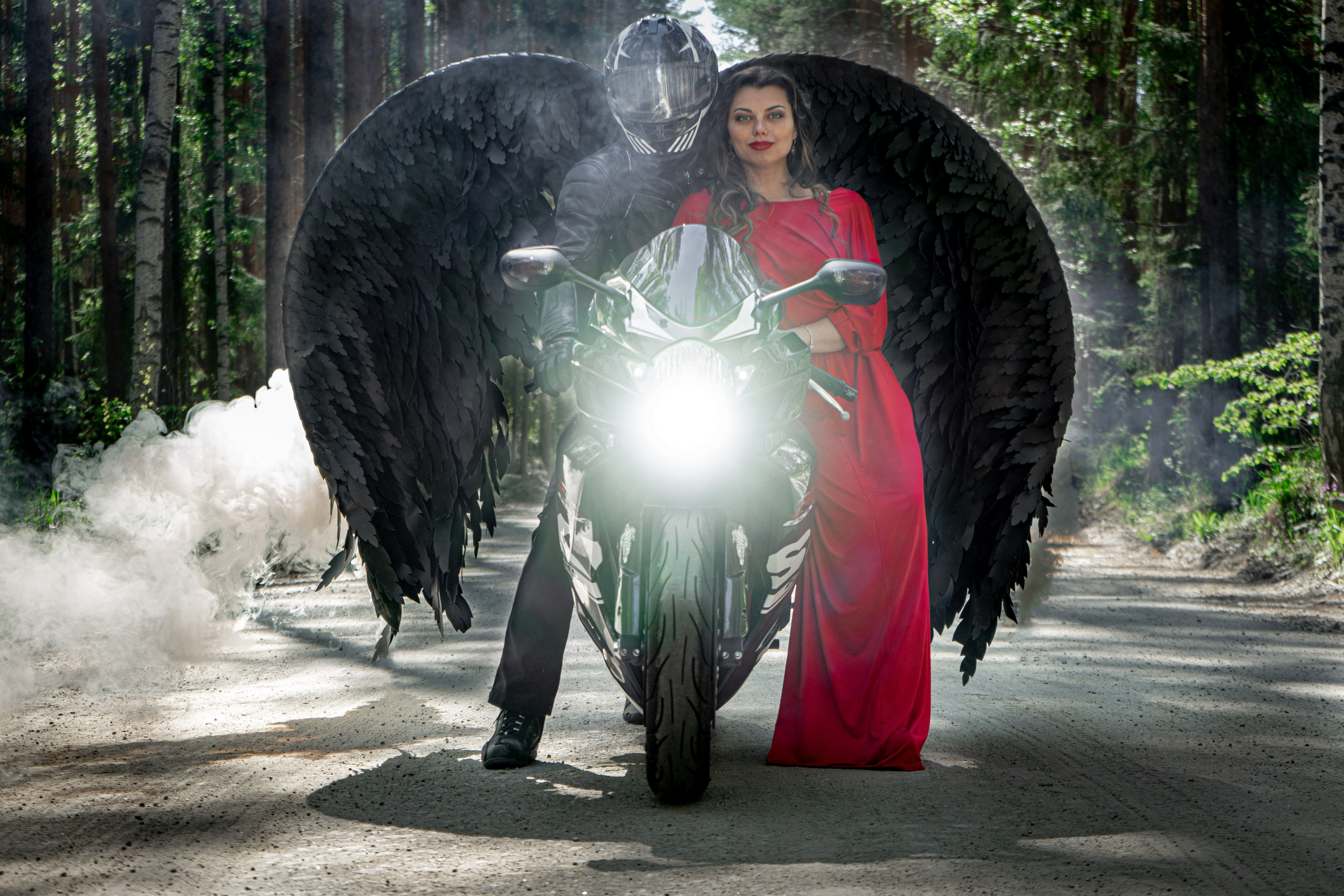 Фотосессия влюбленные на мото. Фотограф Екатеринбург Кокшарова Александра