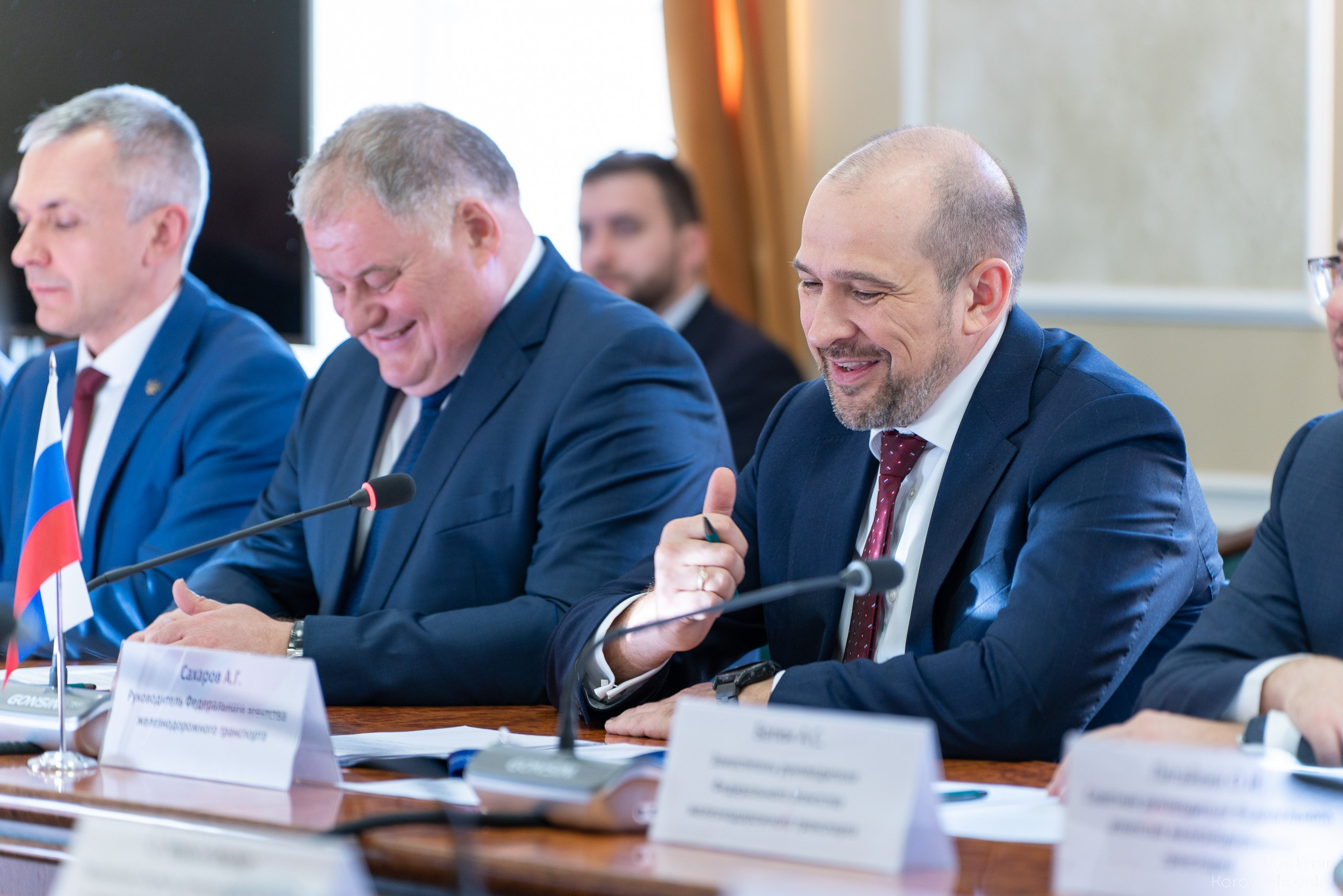 Совещание руководства ПГУПС с Делегациями Исполнительного агентства Правительства Монголии и делегацией АО «УБЖД». Фотограф Владимир Коровяковский