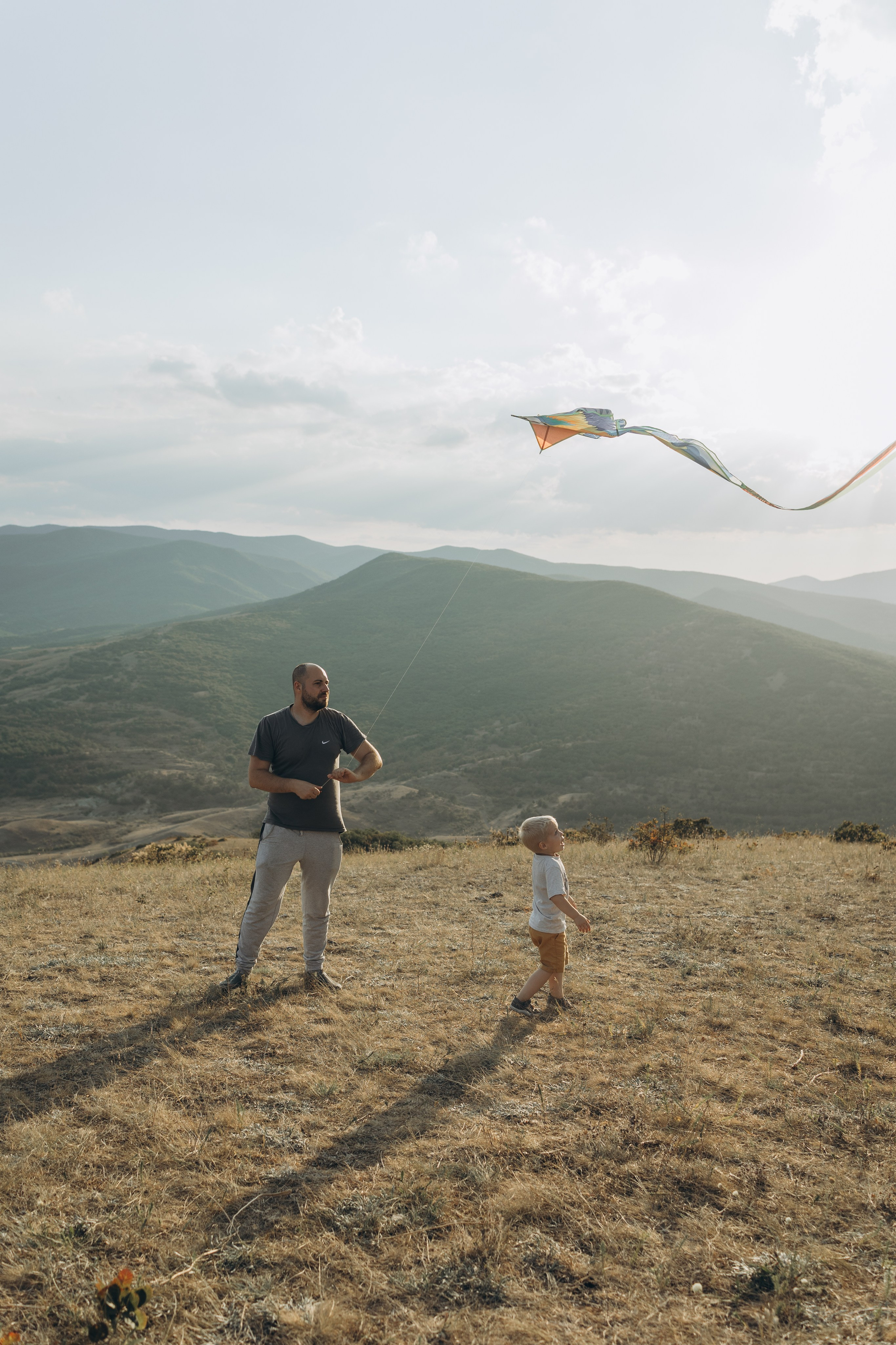 Воздушный змей. Семейный фотограф в Москве Виктория Ястребинская