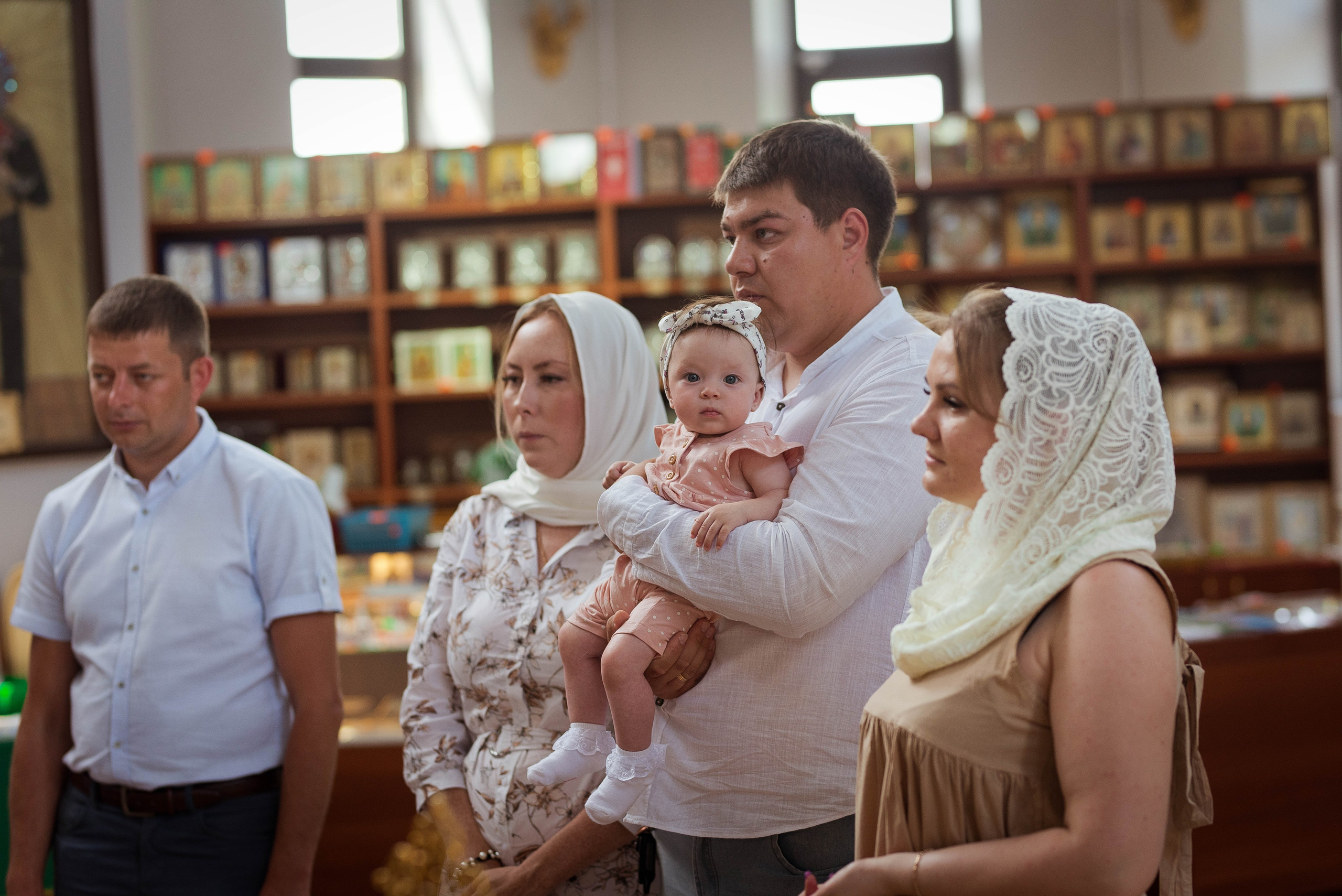 Крещение Варвары. Свадебный и семейный фотограф Яна Стражева. Волгоград, Москва