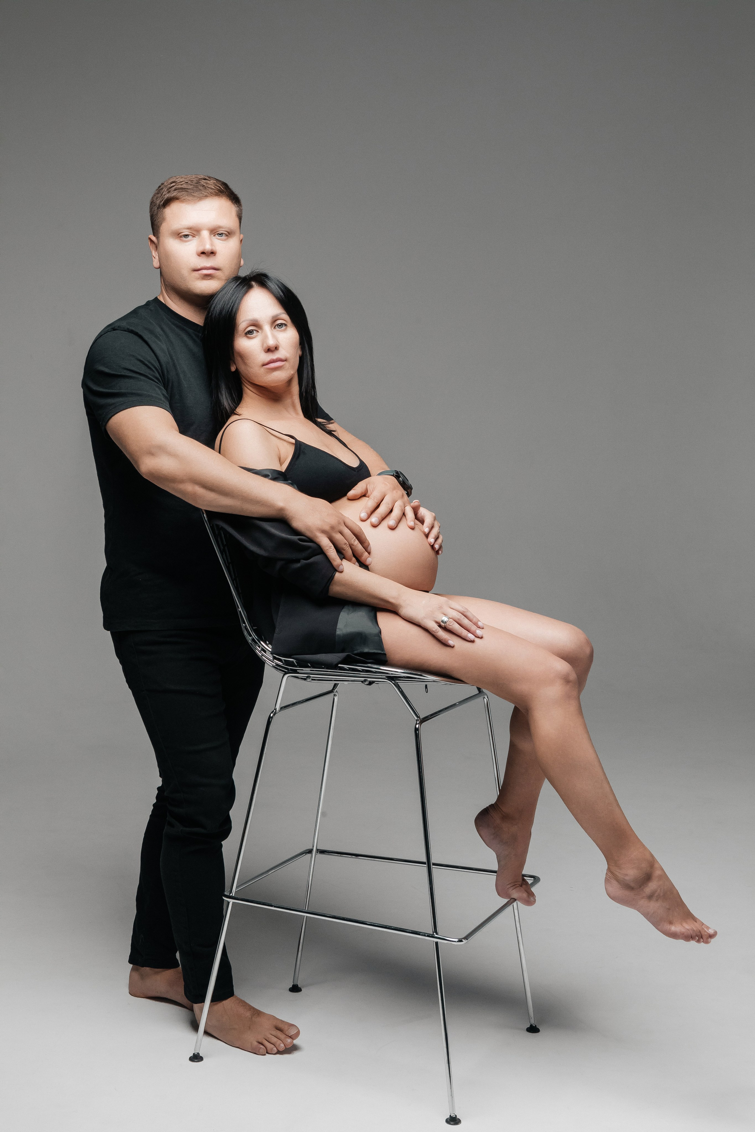 Семейная фотосессия в фотостудии. Свадебный и семейный фотограф Ибрагимова Мария из Екатеринбурга