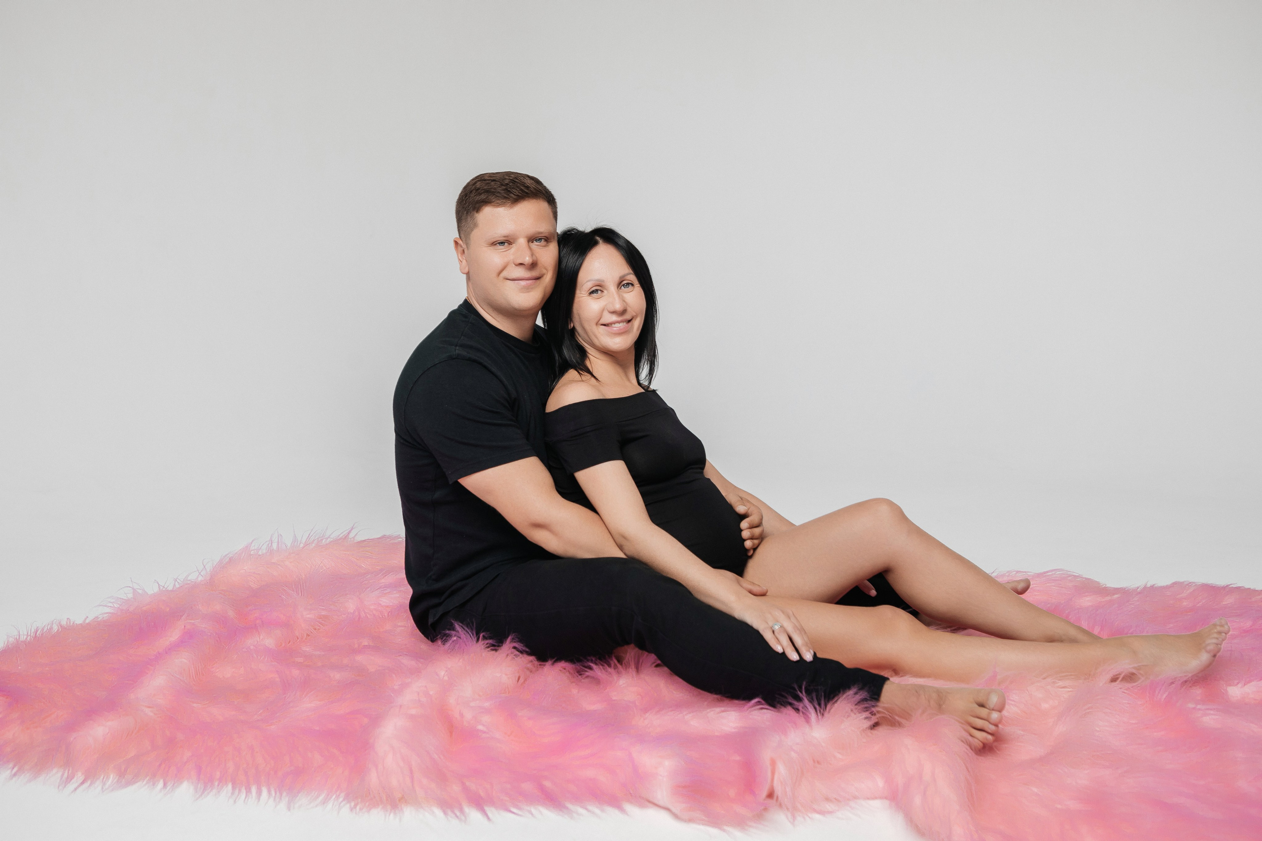 Семейная фотосессия в фотостудии. Свадебный и семейный фотограф Ибрагимова Мария из Екатеринбурга