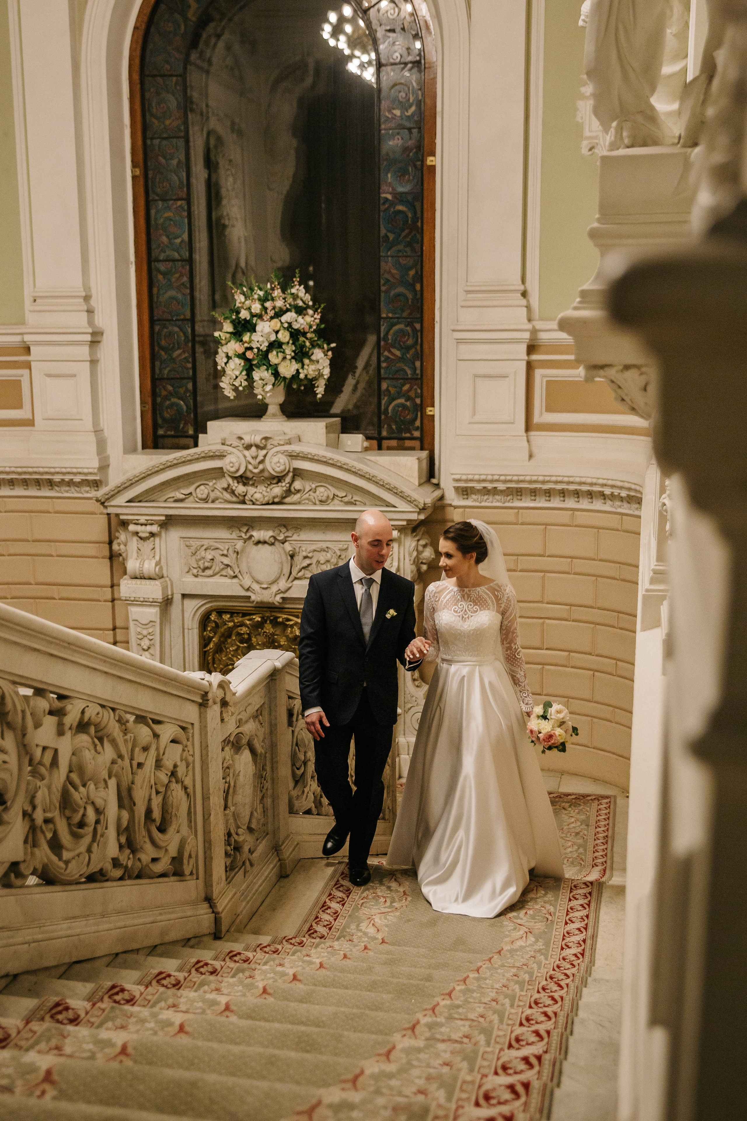 ОКТЯБРЬ | Дворец № 1 Талион, Особняк военного министра. Свадебный фотограф в Санкт-Петербурге Полина Корзухина