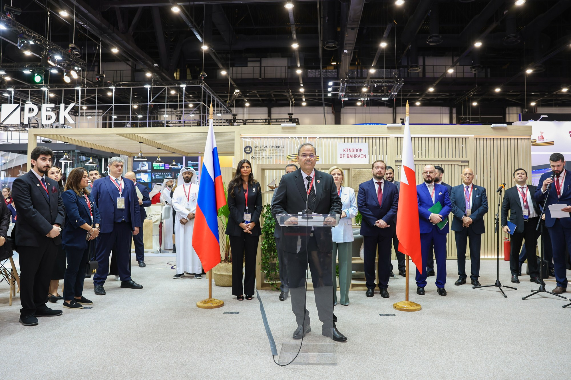 Стенд Королевства Бахрейн на ПМЭФ 2025. Фотограф Дарья Попова