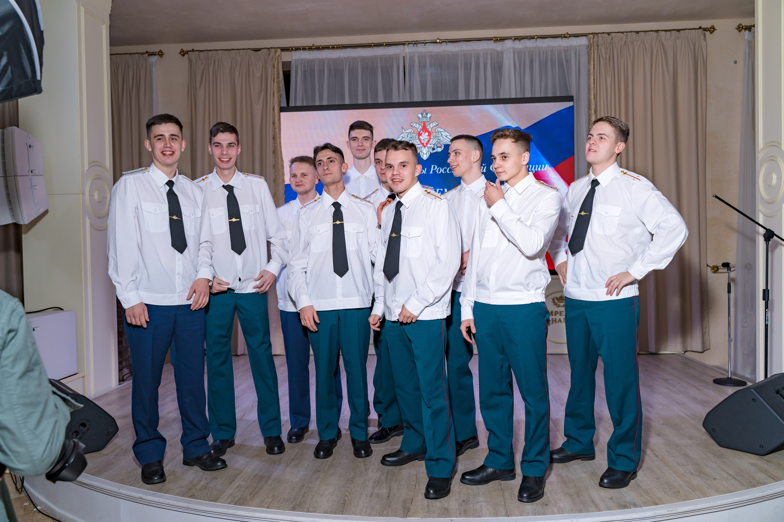 Фотосъемка выпуска военной академии и вручение дипломов